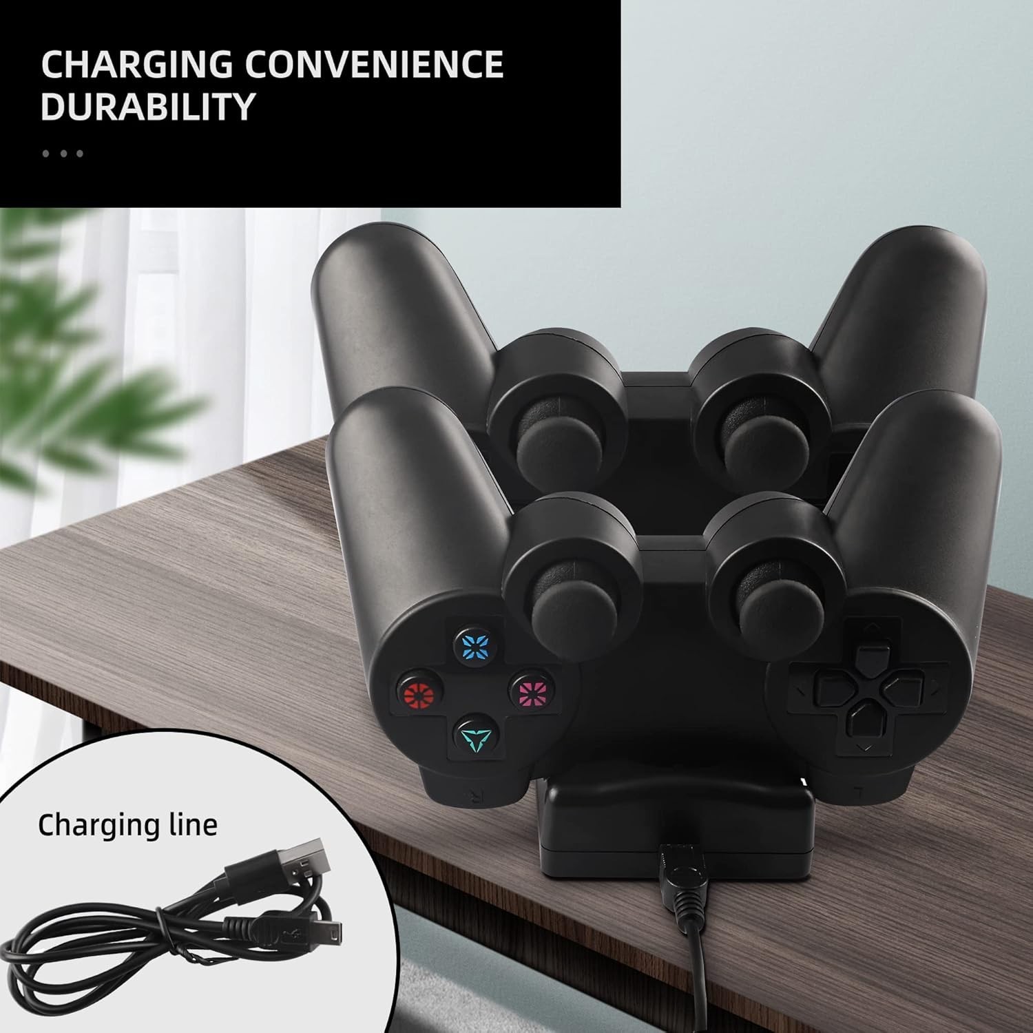 PS3 Controller Charger Station, Charging Dock for Sony Playstation 3 Original W