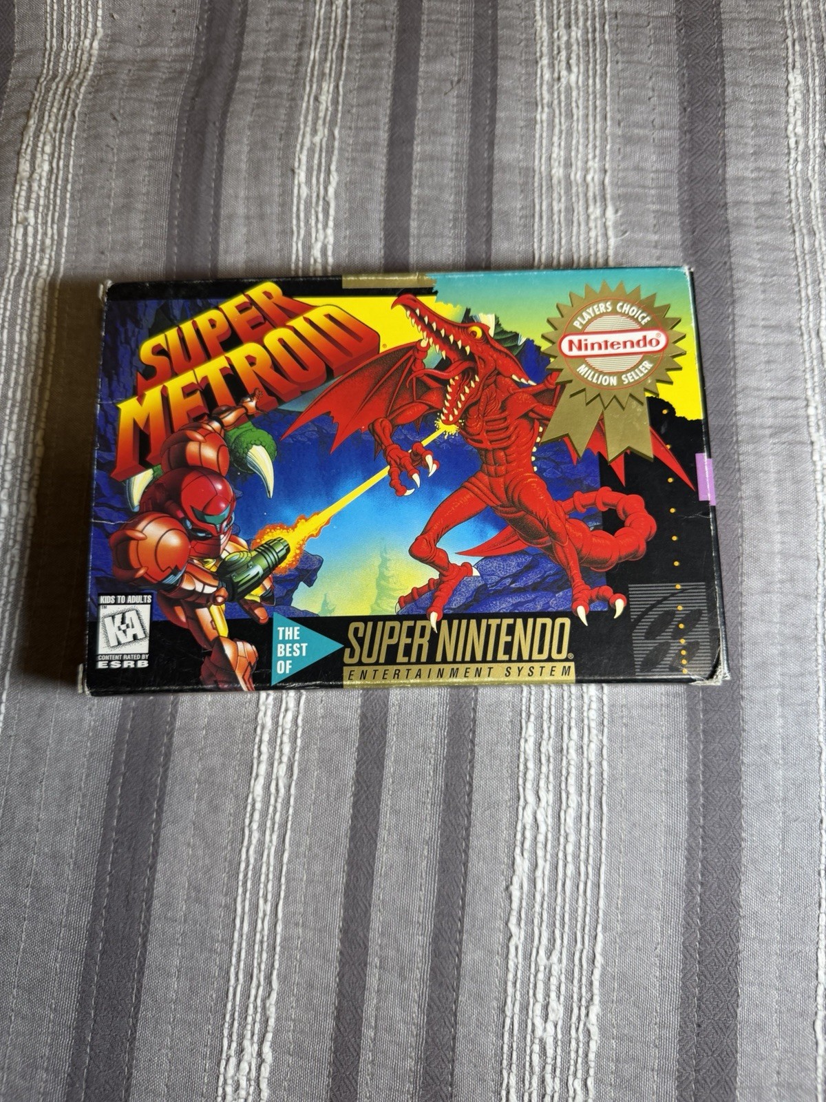 Super Metroid (Super Nintendo SNES) Complete in Box CIB