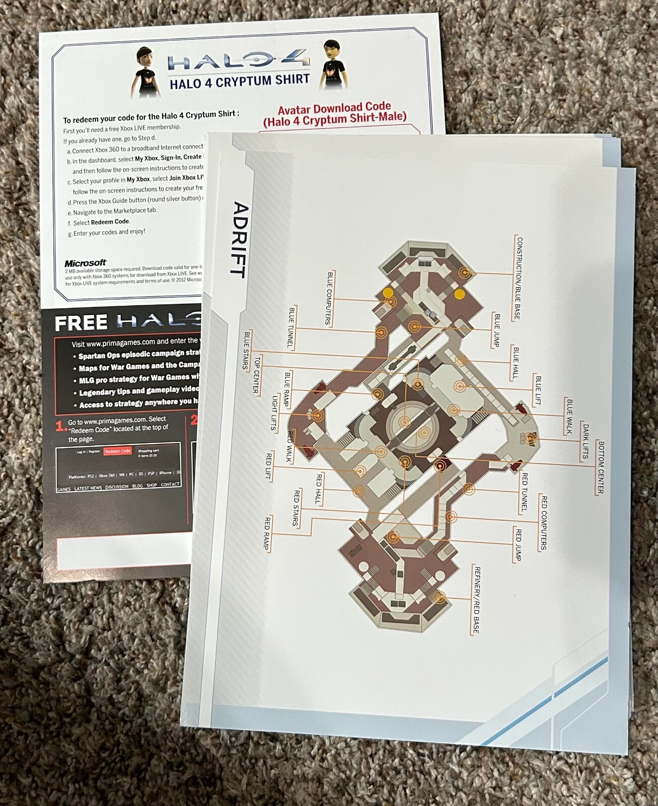 HALO 4 Official Game Guide Bok Hardback 343 Industries COLLECTORS ED. W/ Maps