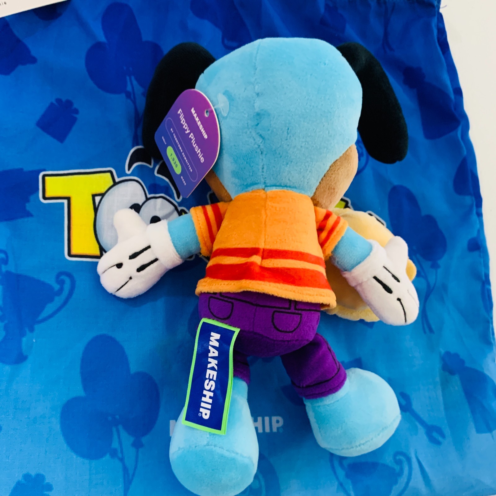 Disney’s Toontown Online Rewritten x Makeship Toon Flippy Plush Plushie TTR