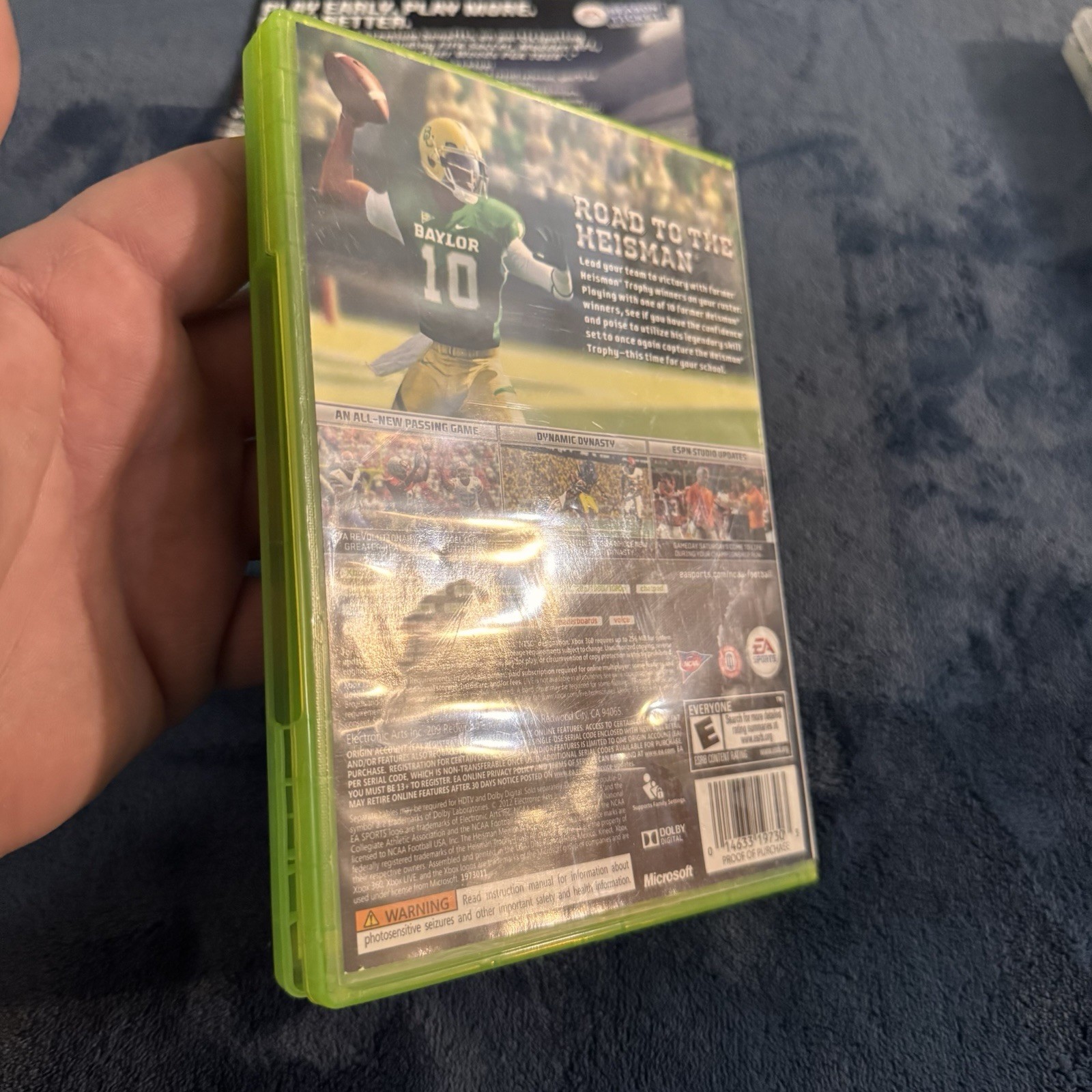 NCAA Football 13 (Microsoft Xbox 360, 2012) CIB Complete & Tested
