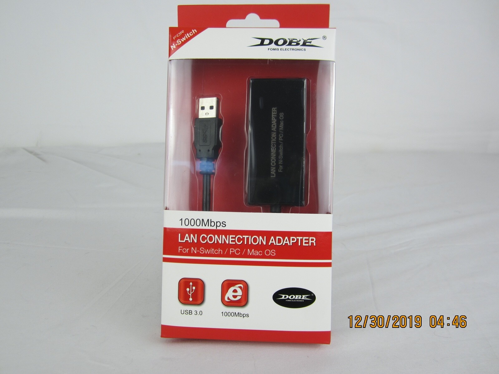 Dobe Wired Internet LAN Adapter For N-Switch/Pc/Mac Os