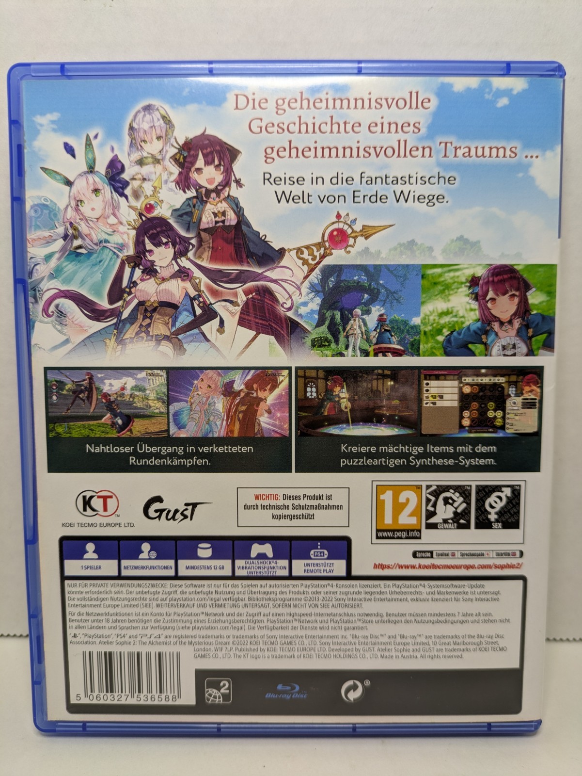 Atelier Sophie 2: The Alchemist of the Mysterious Dream (PlayStation 4 PS4 2022)