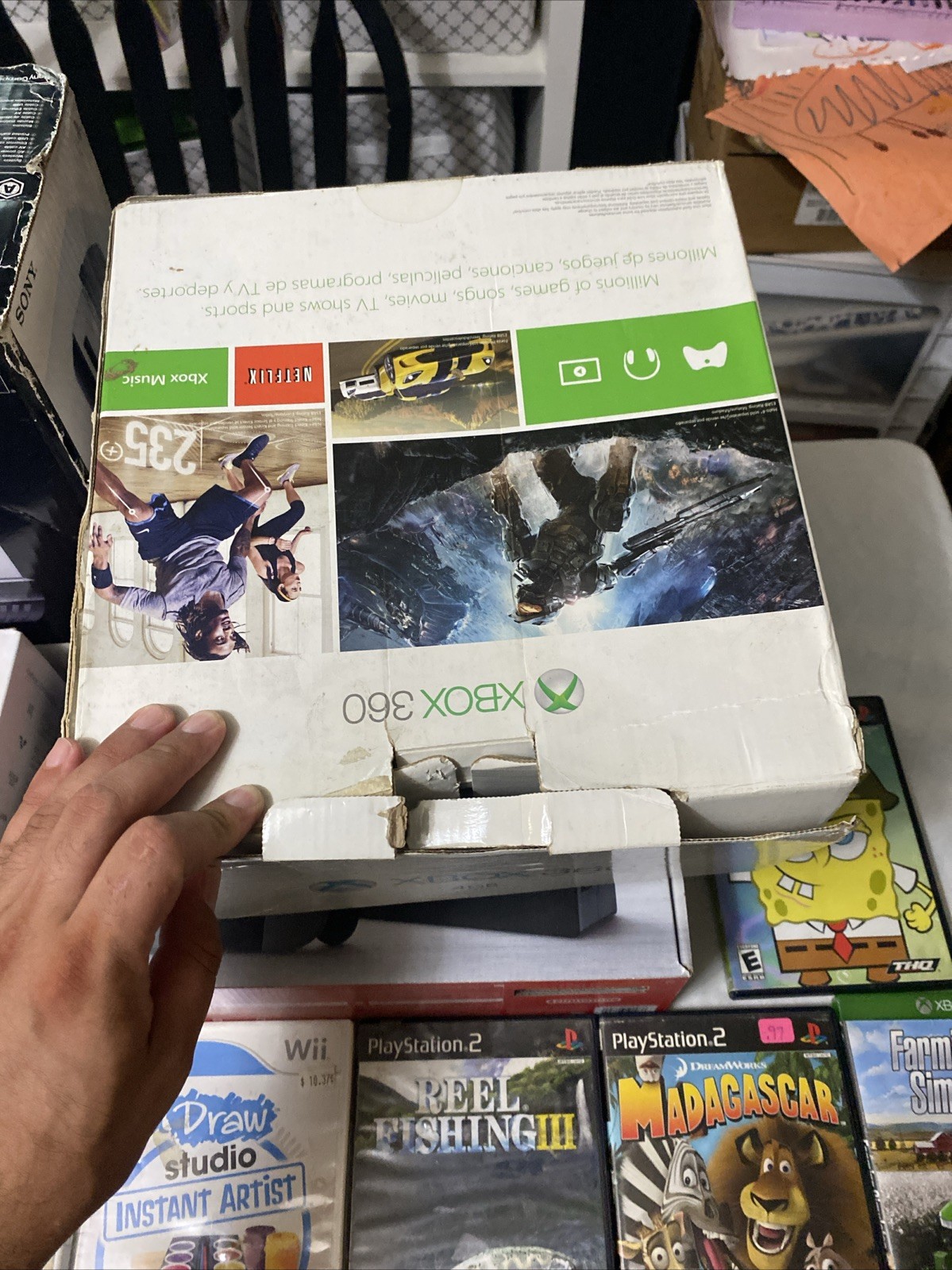 Console Box Video Game Box And Manual Lot Only No Games Or Systems