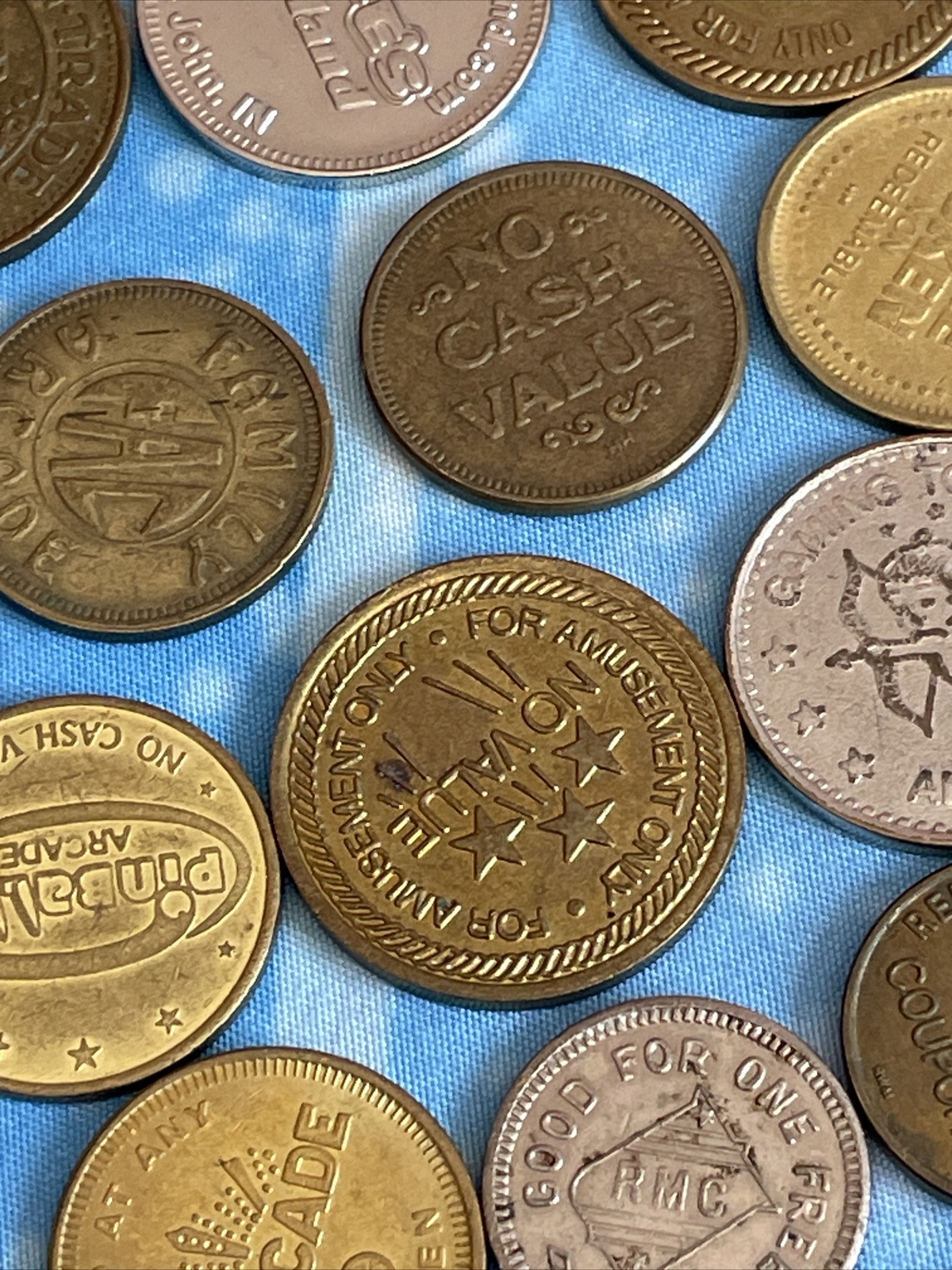Arcade Token Lot Games Tokens Gaming Fun