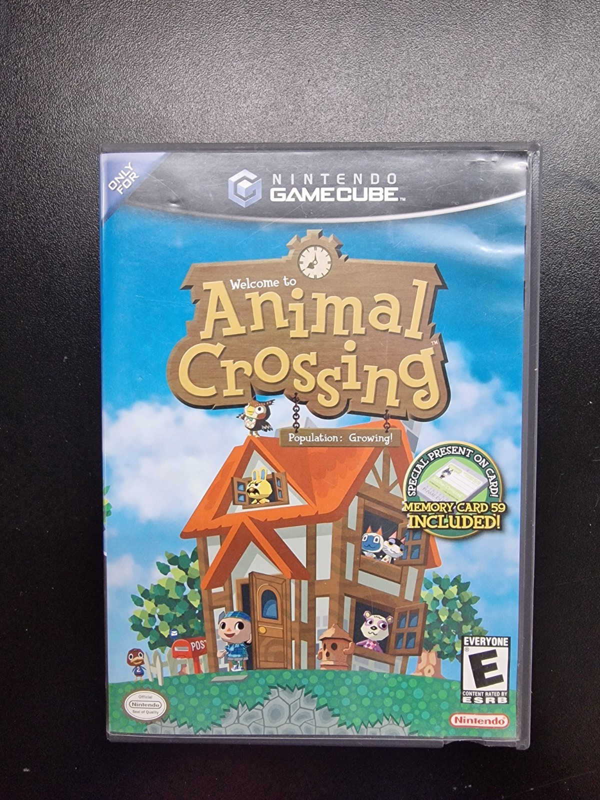 Animal Crossing (Nintendo GameCube, 2002) – with Manual, No Memory Card