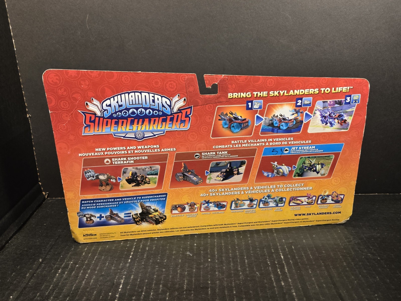 Skylanders Super Chargers Shark Shooter Terrafin 3 pack Sealed in Box