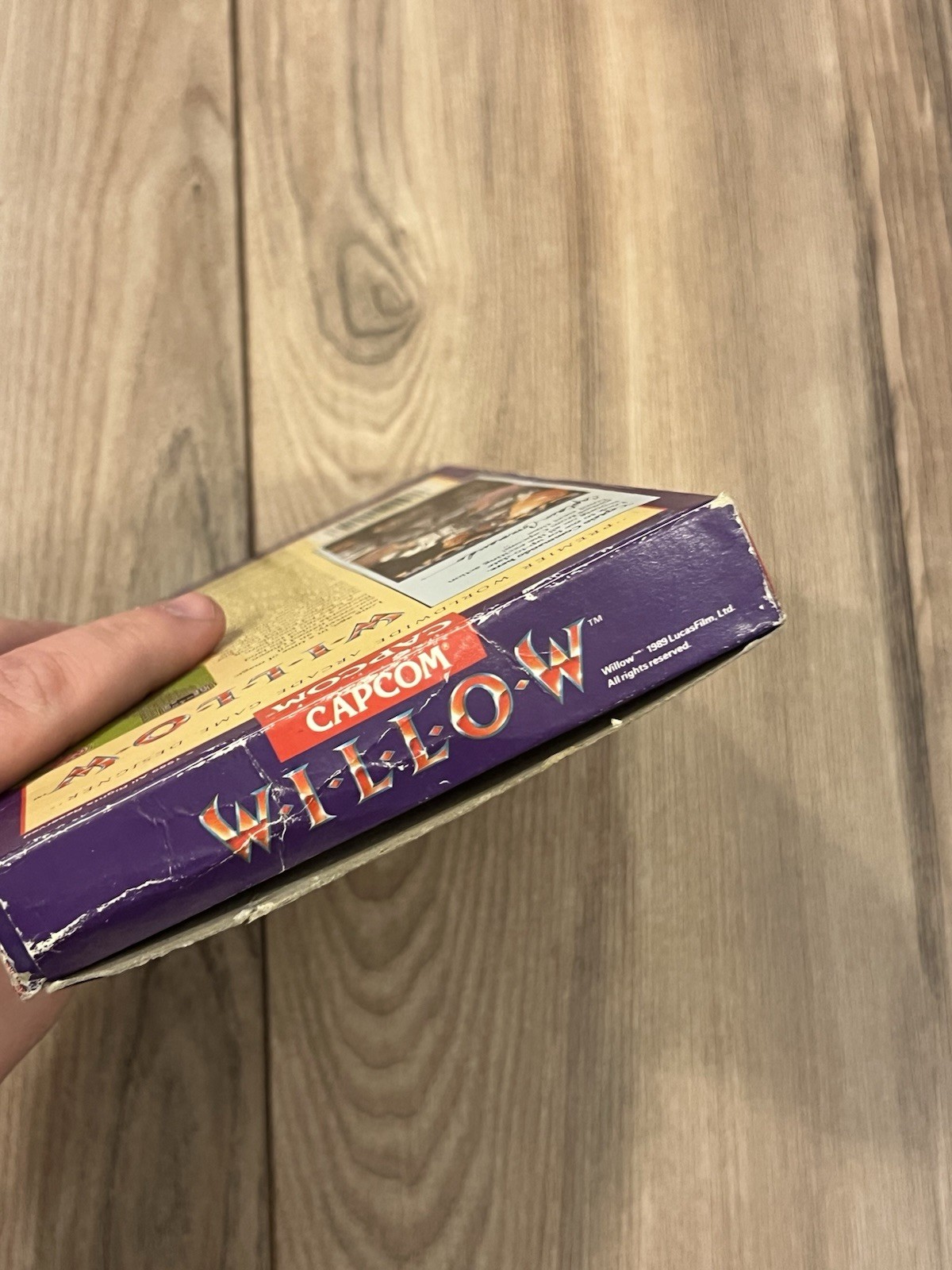 Willow (Nintendo NES, 1989) CIB Complete w/ Poster Tested Works Capcom
