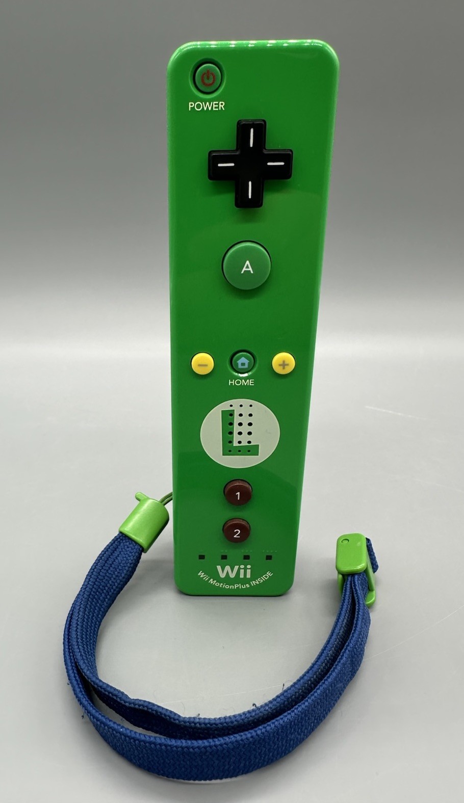 Official Wii Remote LUIGI Nintendo Motion Plus Wii U OEM Controller Tested