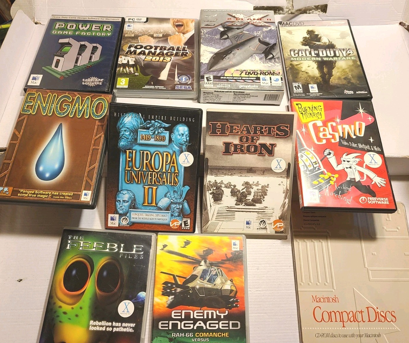 50 Macintosh Mac Video Game LOT 200 Program Arcade+Learning Educational Software