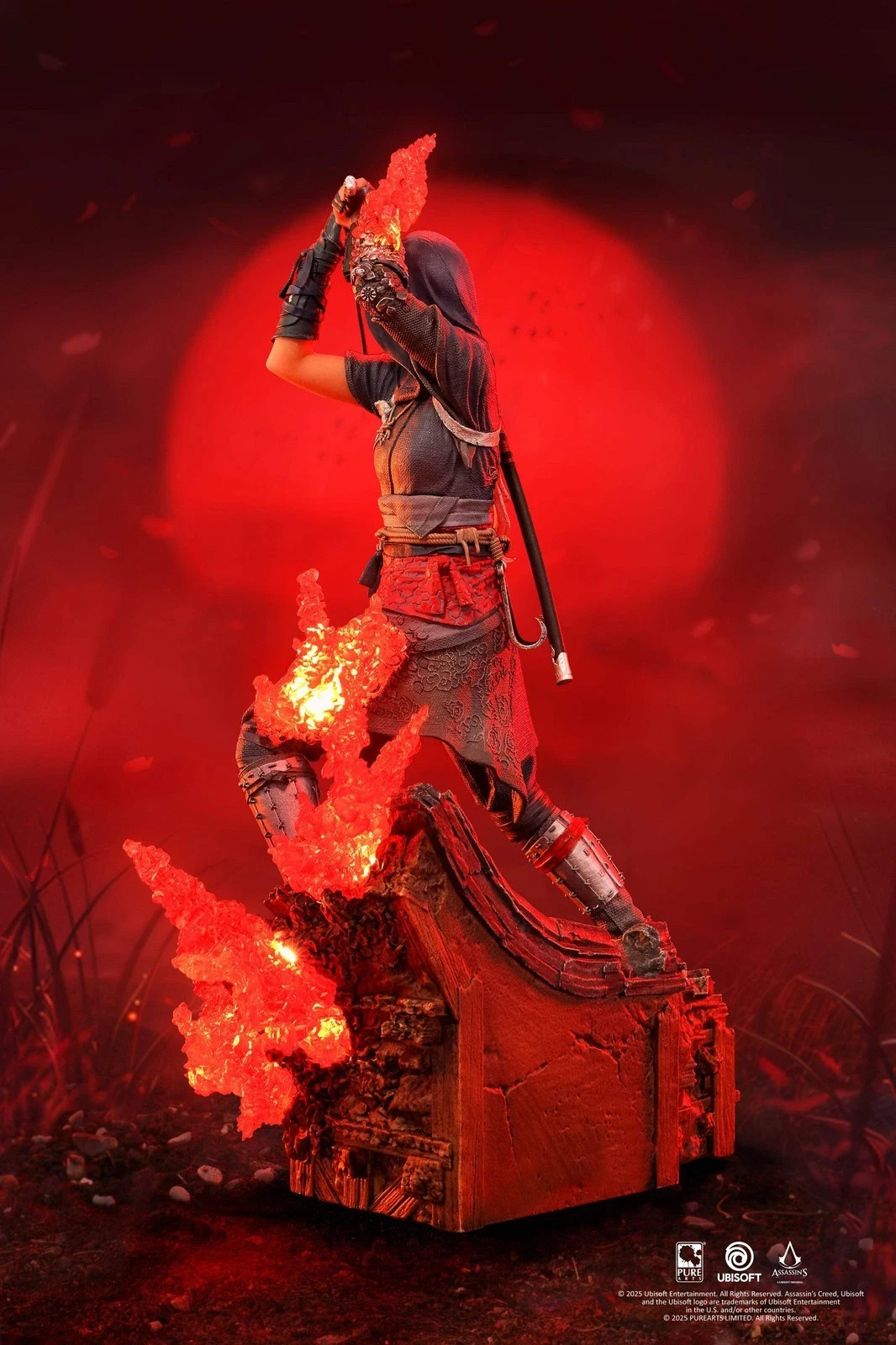 PUREARTS Assassin’s Creed Shadows Animus Naoe Statue Figure Lights Up Brand NEW