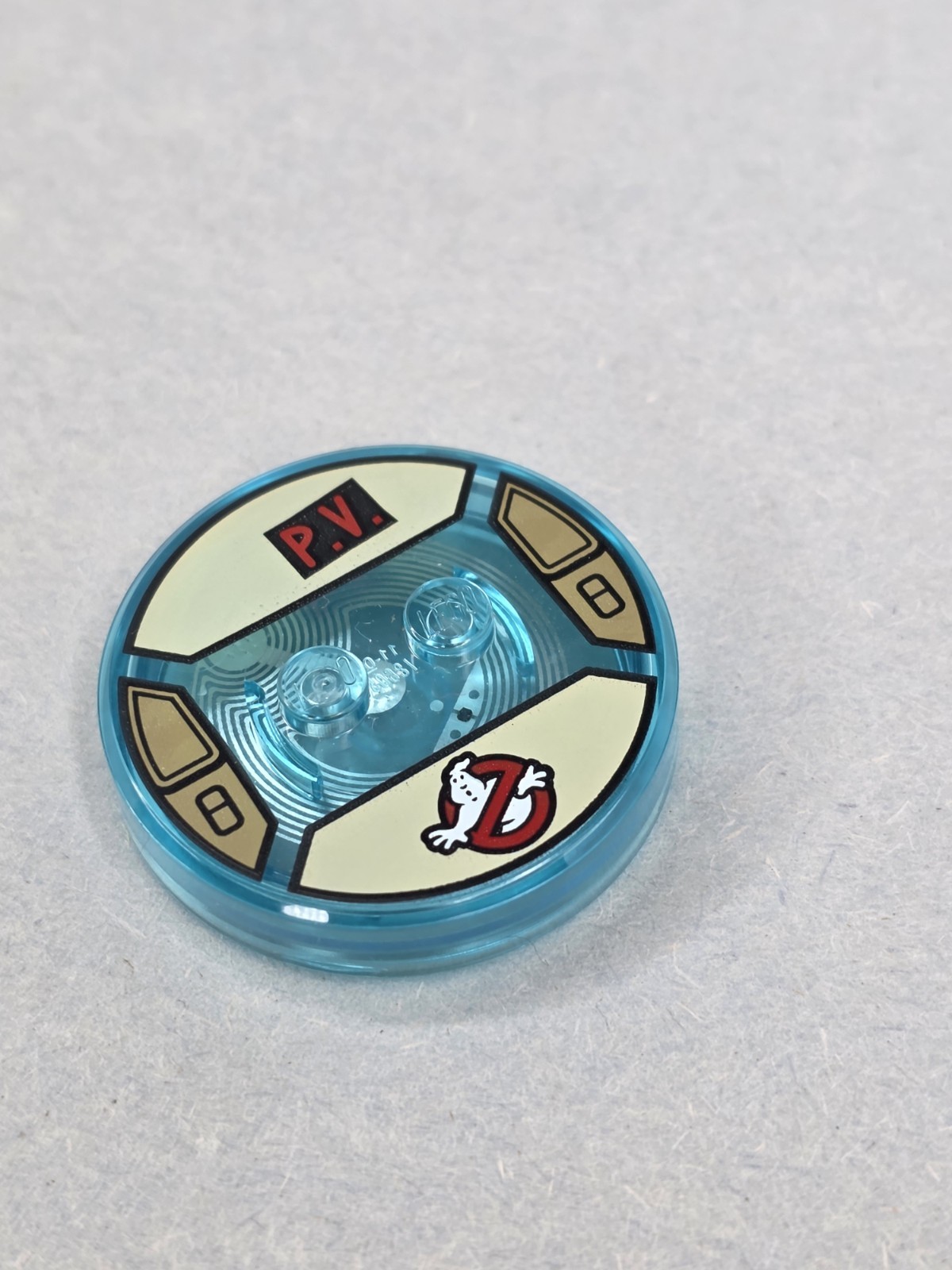 LEGO Dimensions NFC Toy Tag RFID Game Disc, GHOSTBUSTERS PETER VENKMAN Token 18a