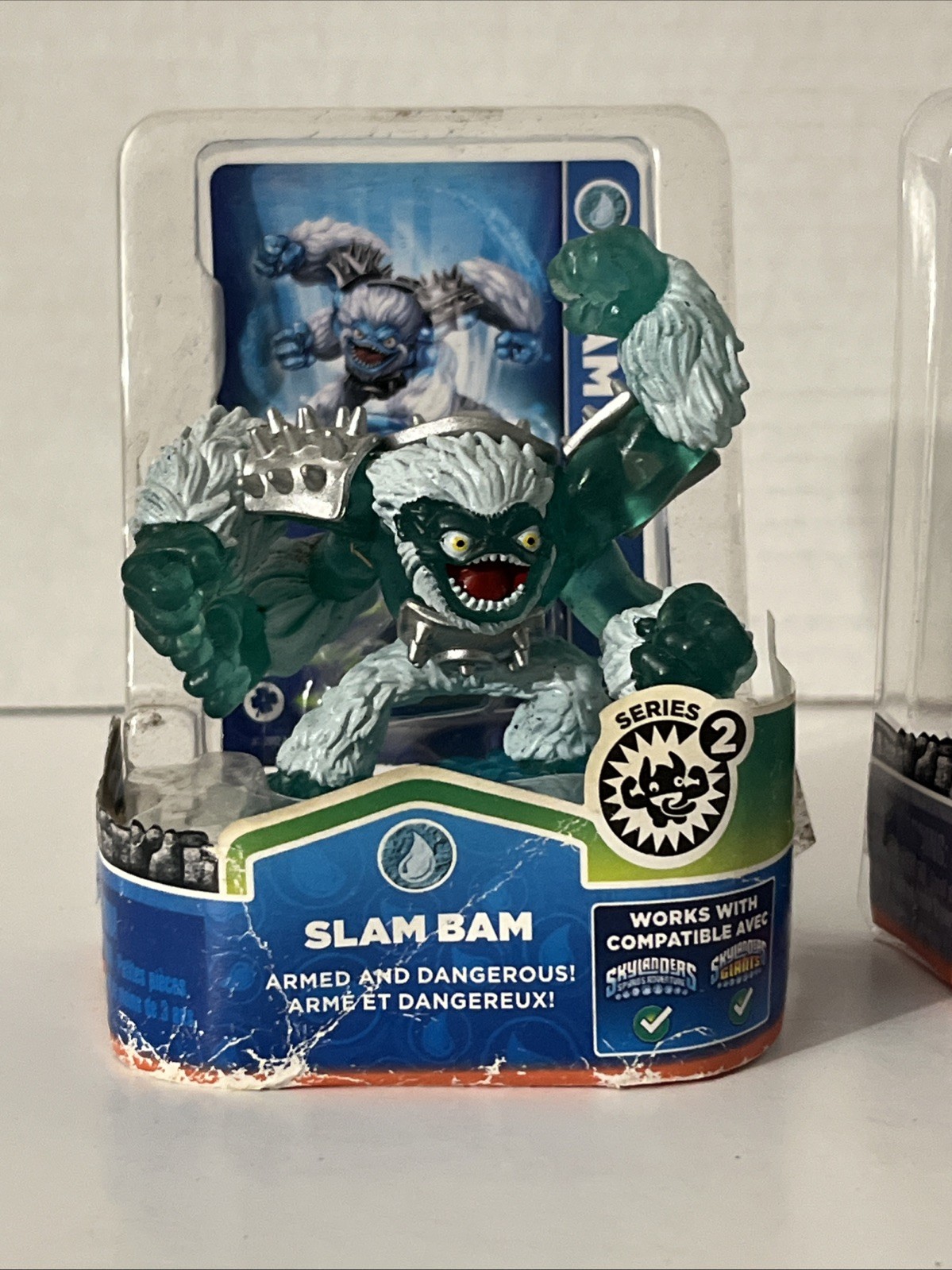 2 Skylanders giants Slam Bam & Fright Rider