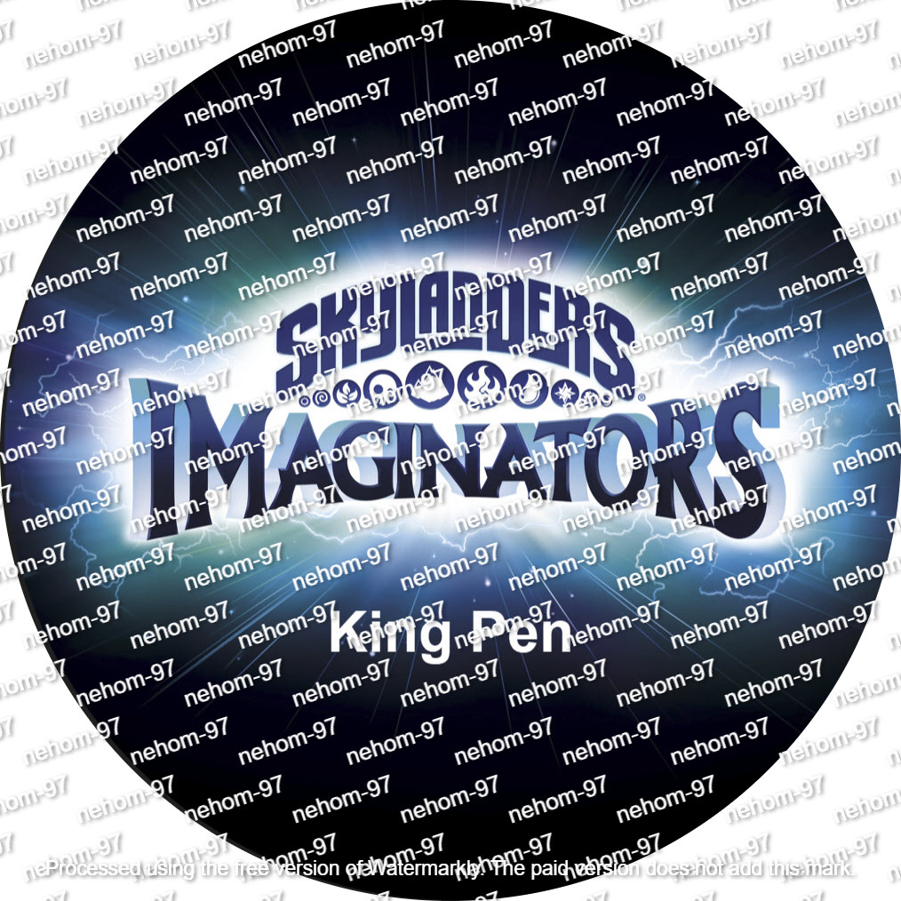 Skylanders Imaginators King Pen NFC Coin WITH IMAGES FREE SHIPPING