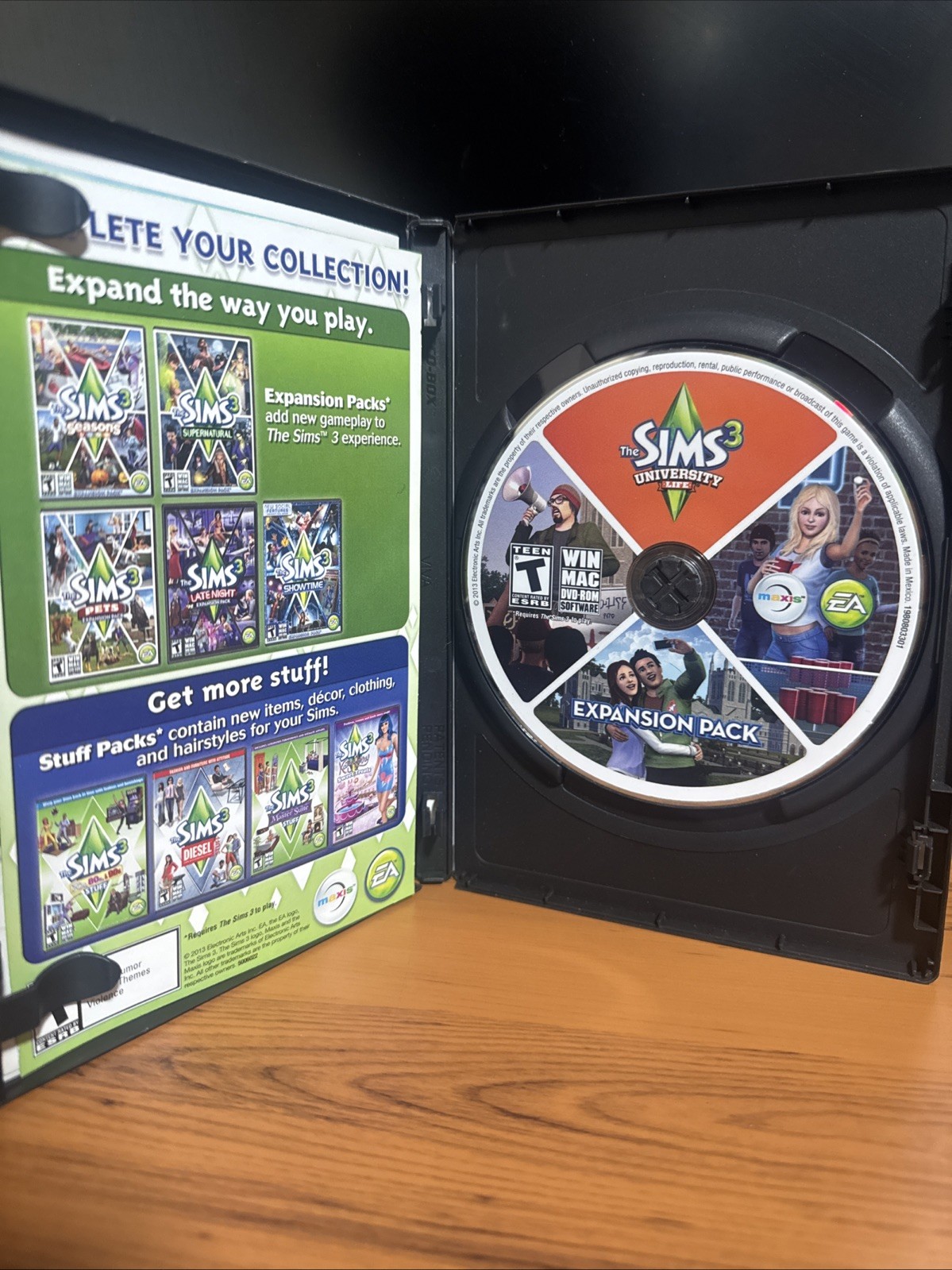 The SIMS 3 Expansion Packs Bundle 5 Game LOT For PC WINDOWS/MAC