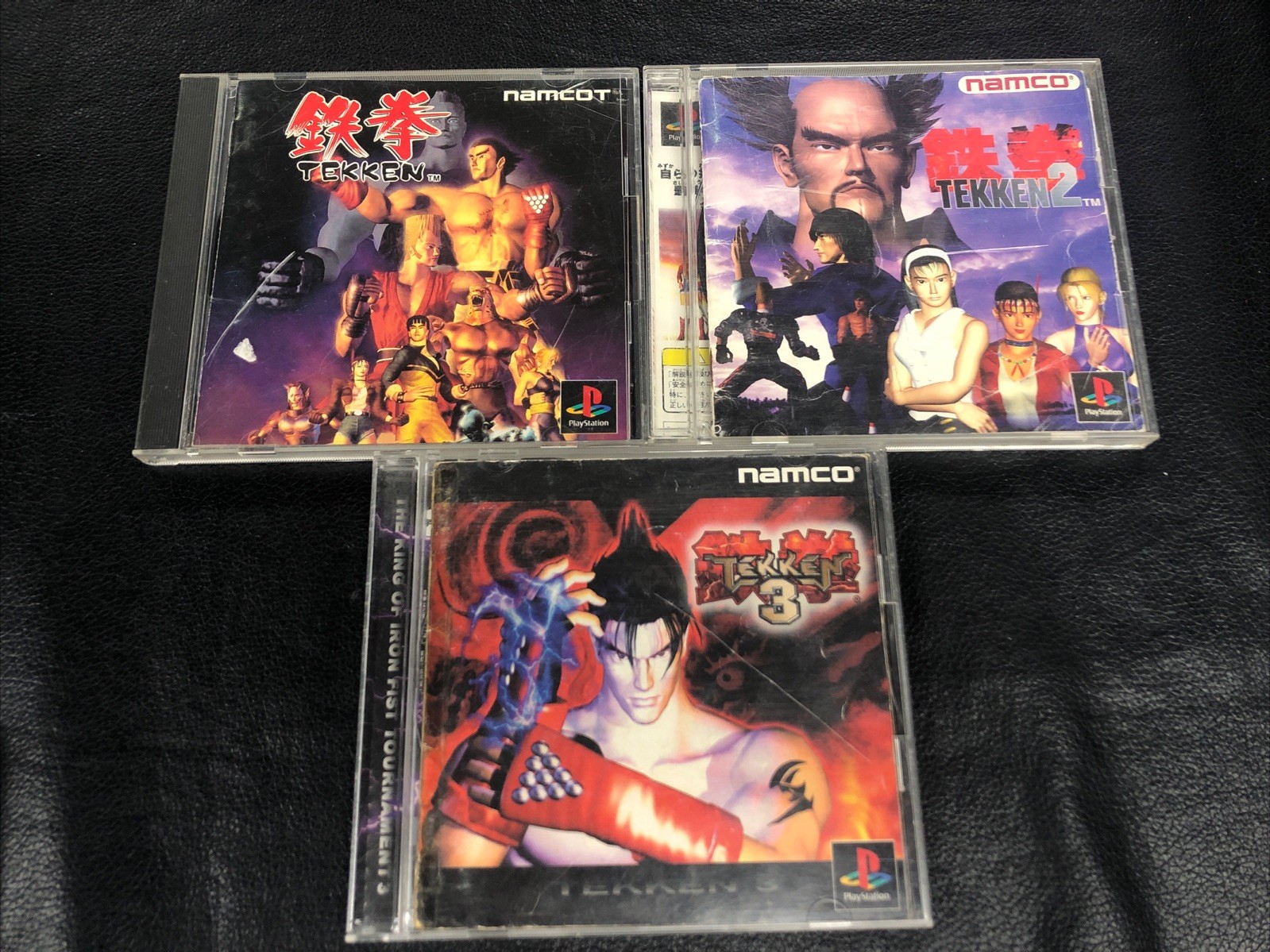 J4 Tekken 1 & 2 & 3 (PS1) PlayStation – Namco Japanese Version