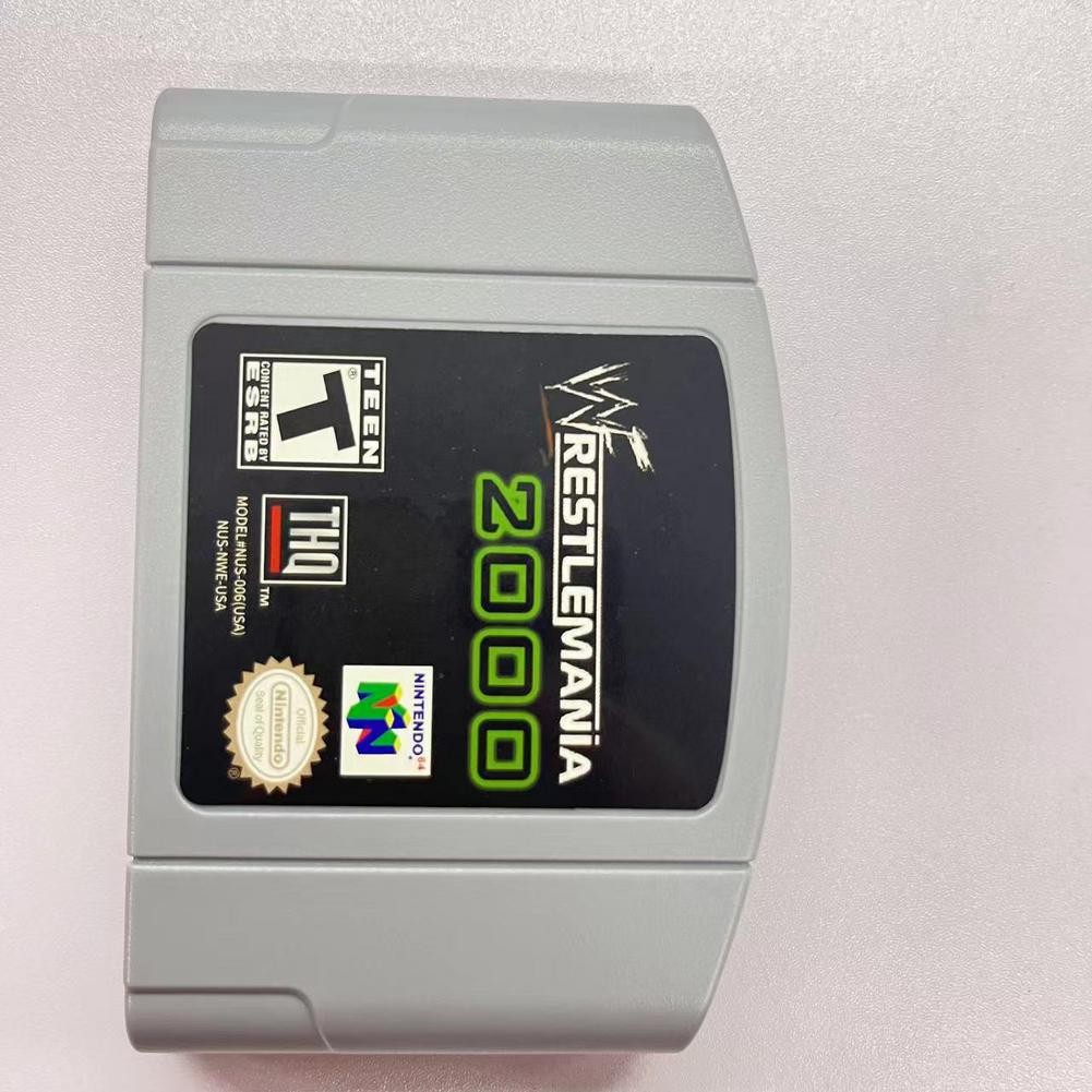 WWF WrestleMania 2000 – Nintendo 64 (N64) Popular title Complete set