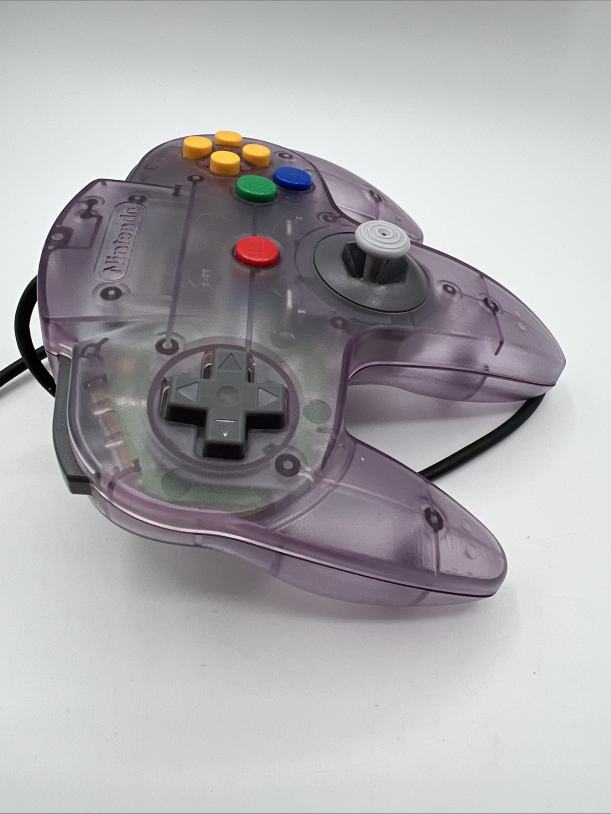 Nintendo N64 Atomic Purple Controller Authentic Tested NUS-005