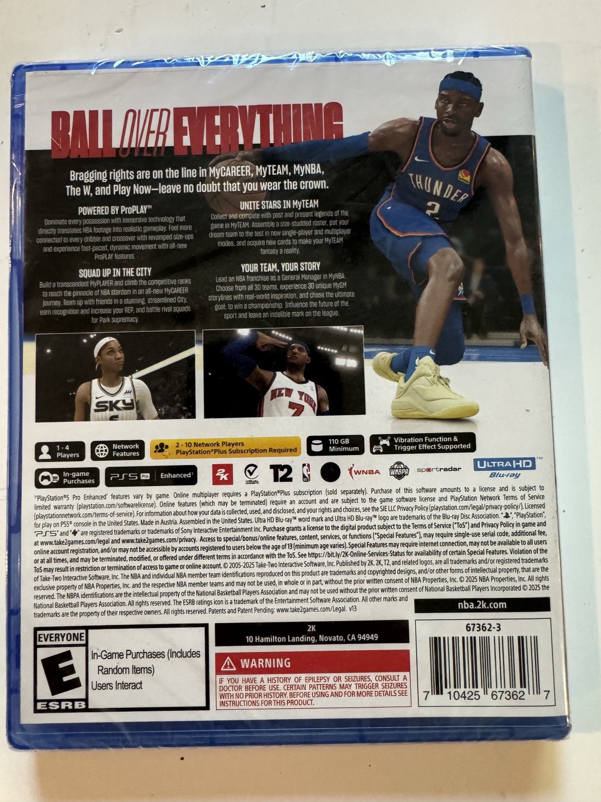 NBA 2K26 PS5 Physical Brand New Sealed