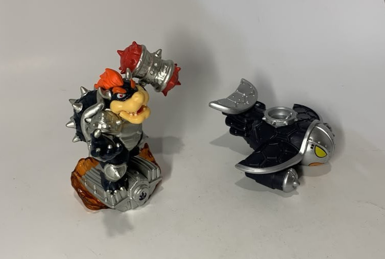 Skylanders Superchargers Dark Hammer Slam Bowser w/ Dark Clown Cruiser Tested