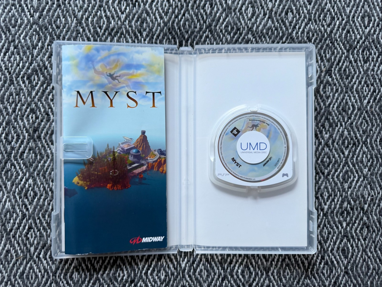 psp Myst Game (Works On US Consoles) Region Free English