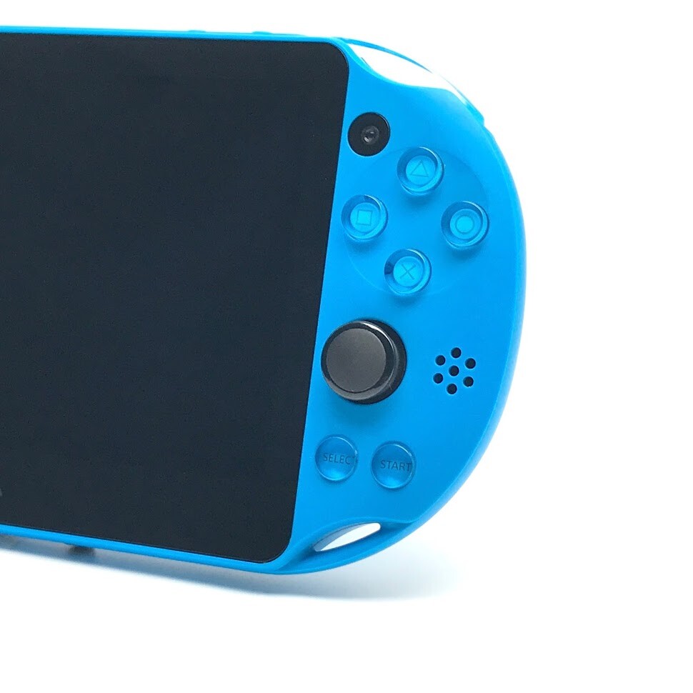 SONY PS Vita PCH-2000 Slim Aqua Blue Wi-Fi LCD w/ Charger “Excellent+”