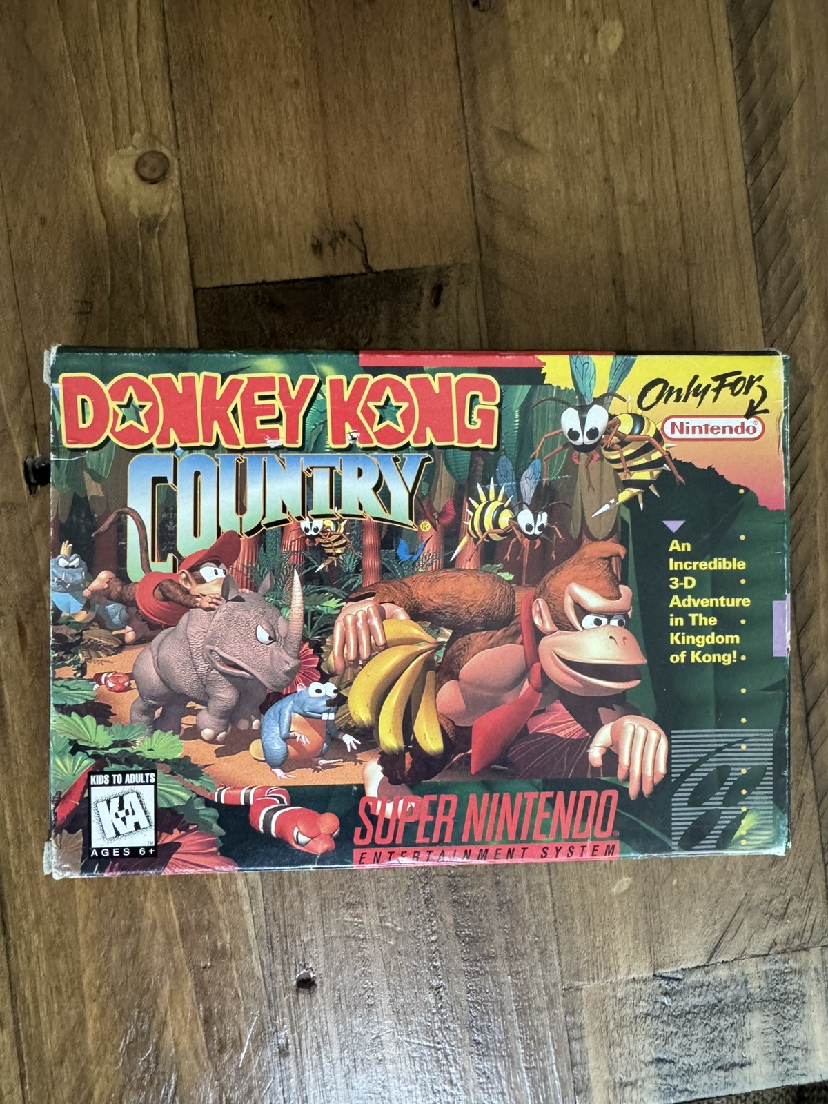 Donkey Kong Country SNES Complete CIB Super Nintendo