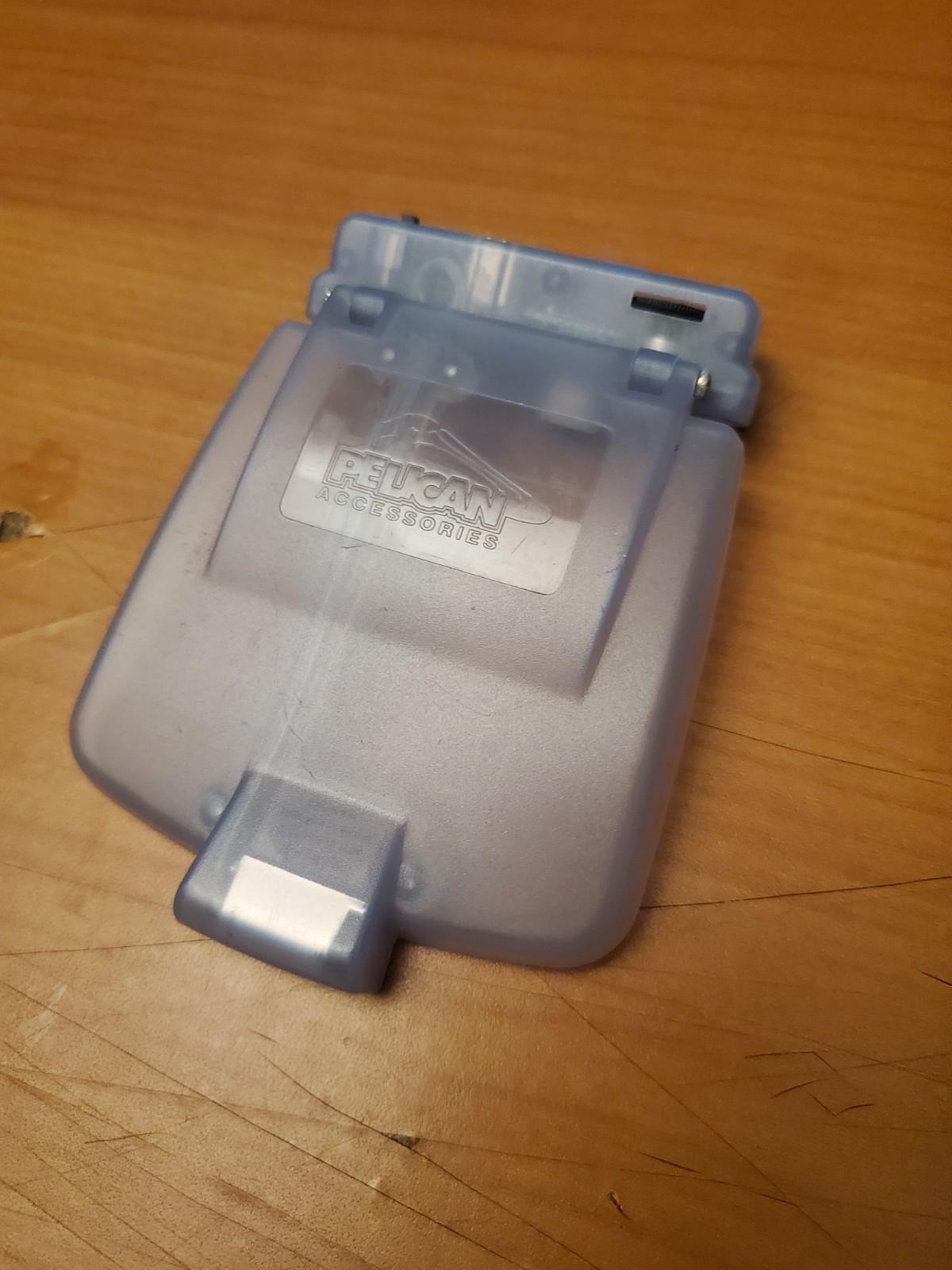 Gameboy Advance Pelican Light Screen Clear Purple Tested (Accessory Only!)