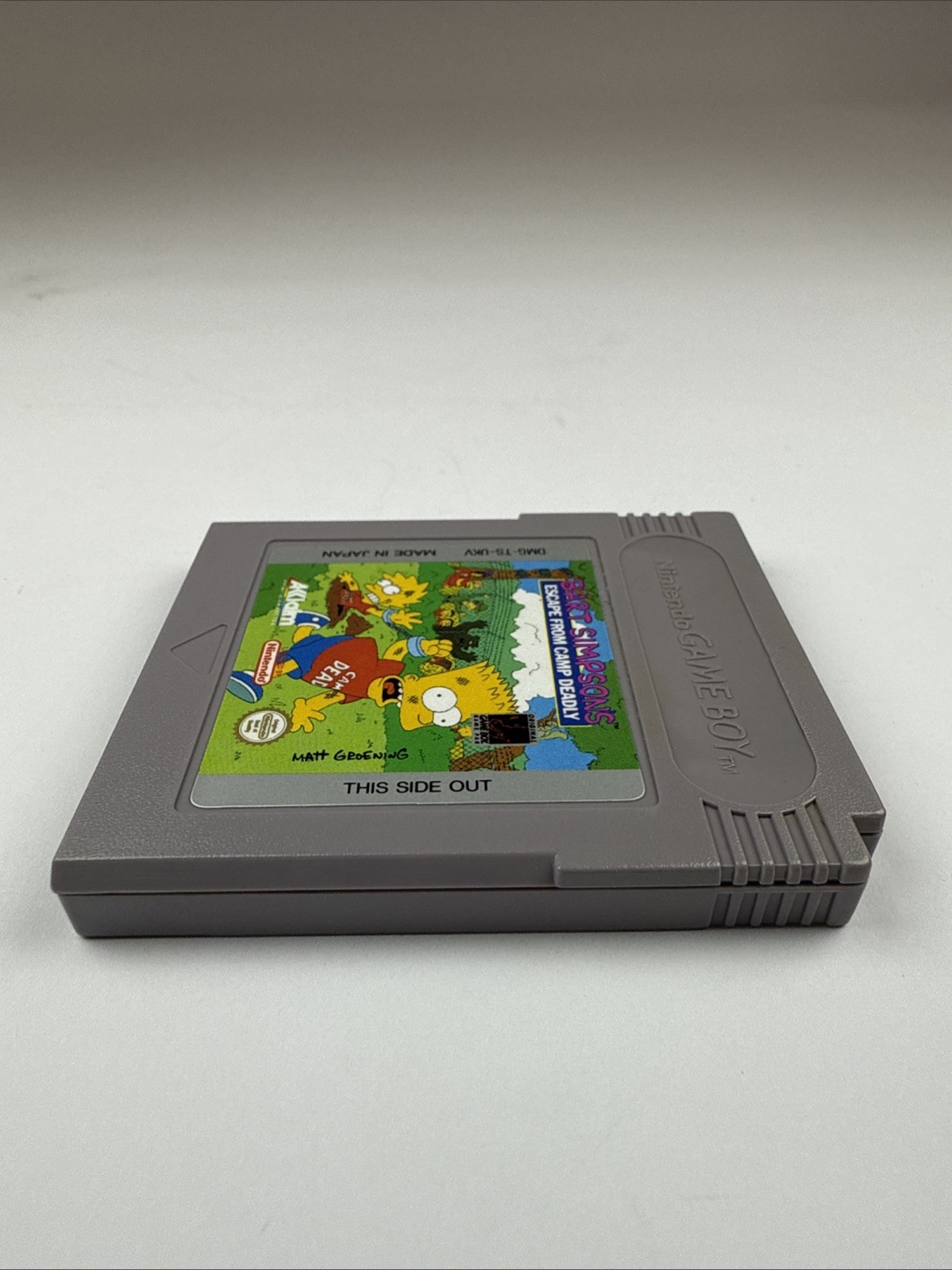 Bart Simpson’s Escape From Camp Deadly (Nintendo Game Boy) Authentic TESTED