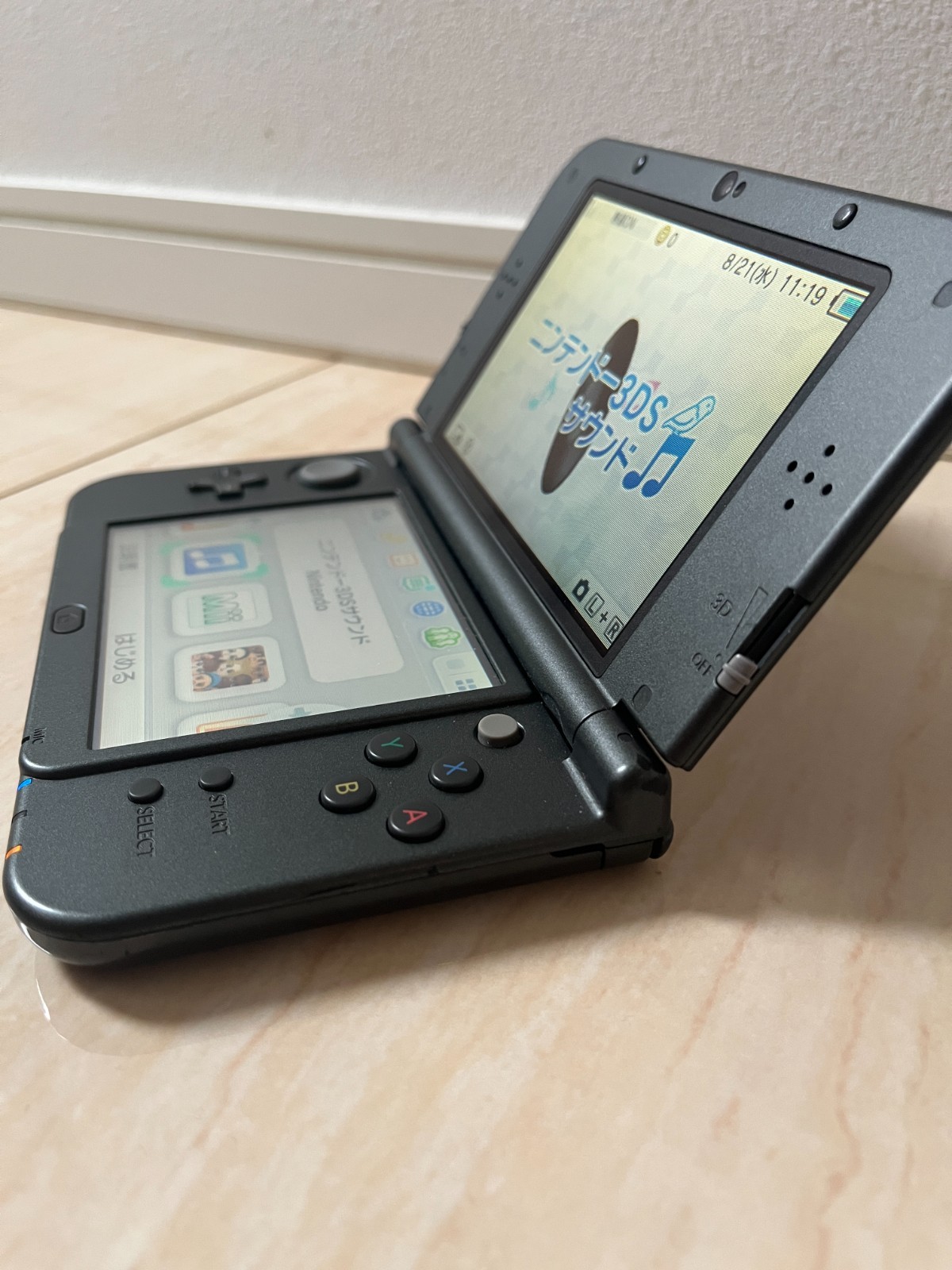 Dual IPS New Nintendo 3DS LL XL Metalic Black Console Tested Excellent e139