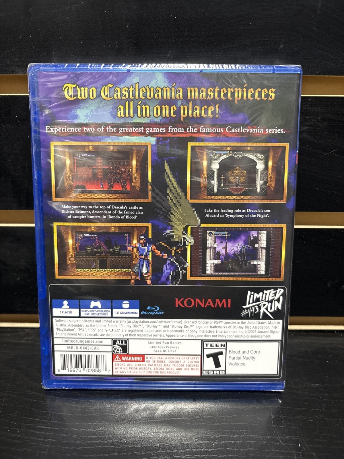 Castlevania Requiem (Sony PlayStation 4, 2022) Brand New
