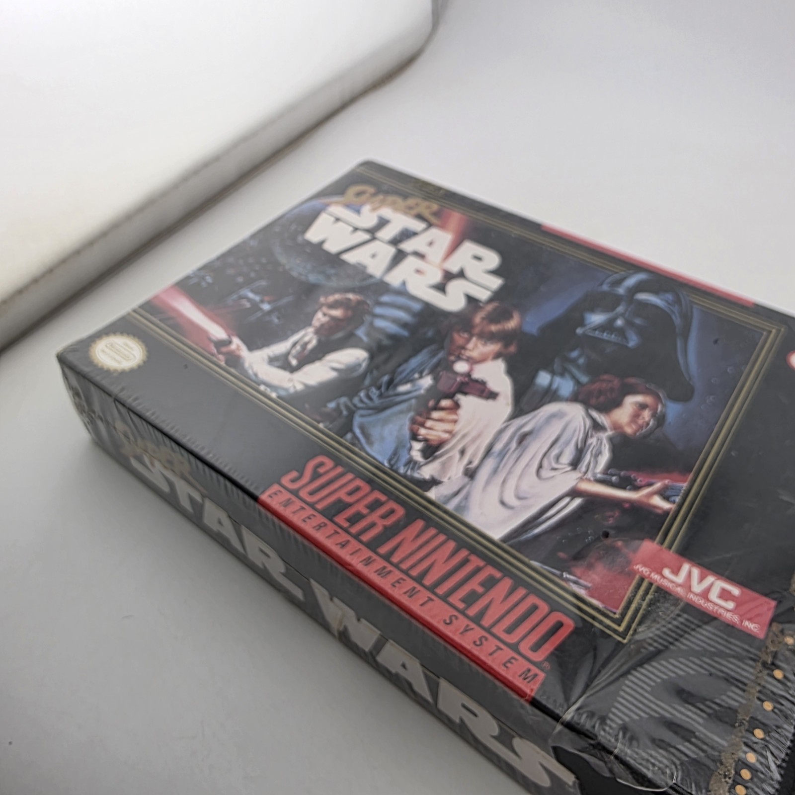 Super Star Wars – Box With Reg Card Poster Shrink Wrap Super Nintendo (No Game)