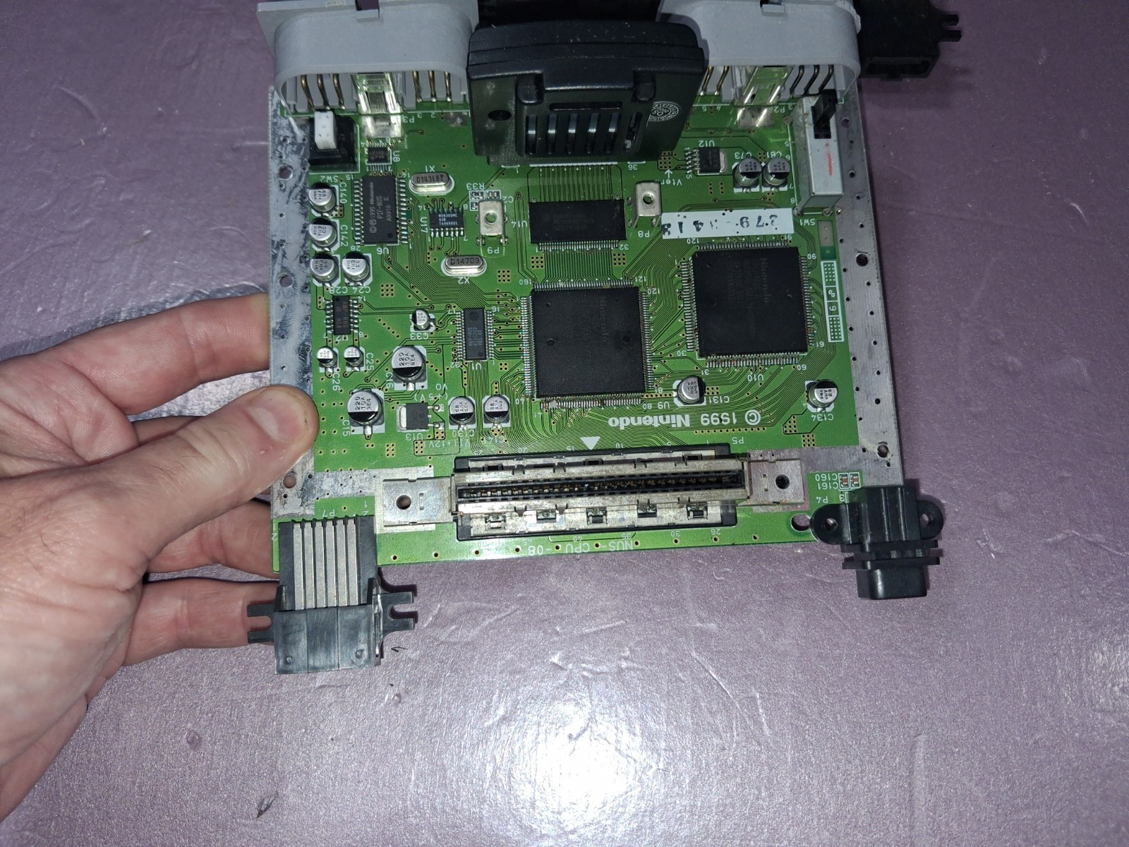 Nintendo N64 NUS-001 DEFECTIVE DONOR EXACT 08-NO SOUND w/RUST JUNK 04-SEE ALL