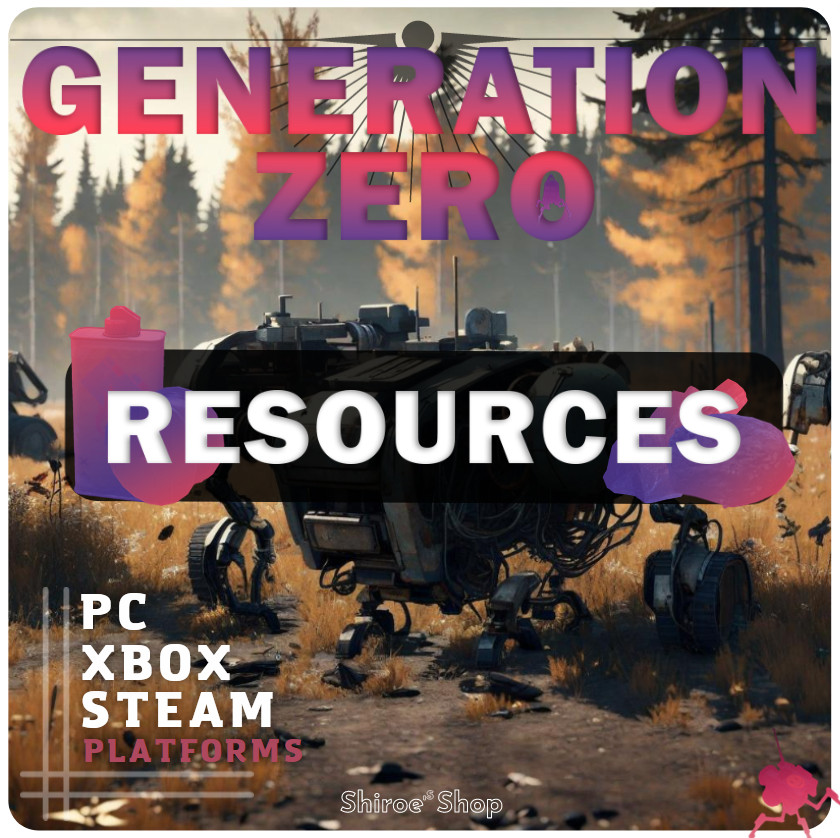 Generation Zero ⭐Resources [PC-Xbox-Steam]