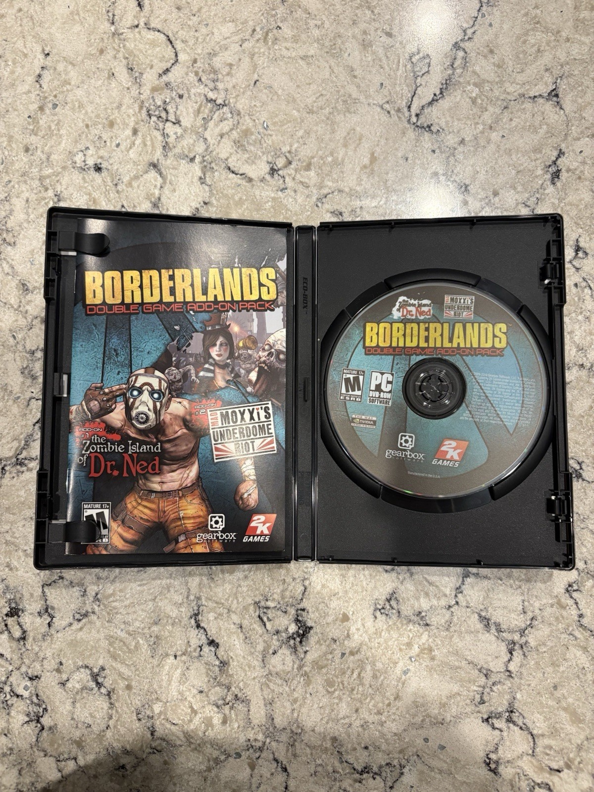 Borderlands Double Game Add-On Pack Zombie Island of Dr Ned Mad Moxxis PC
