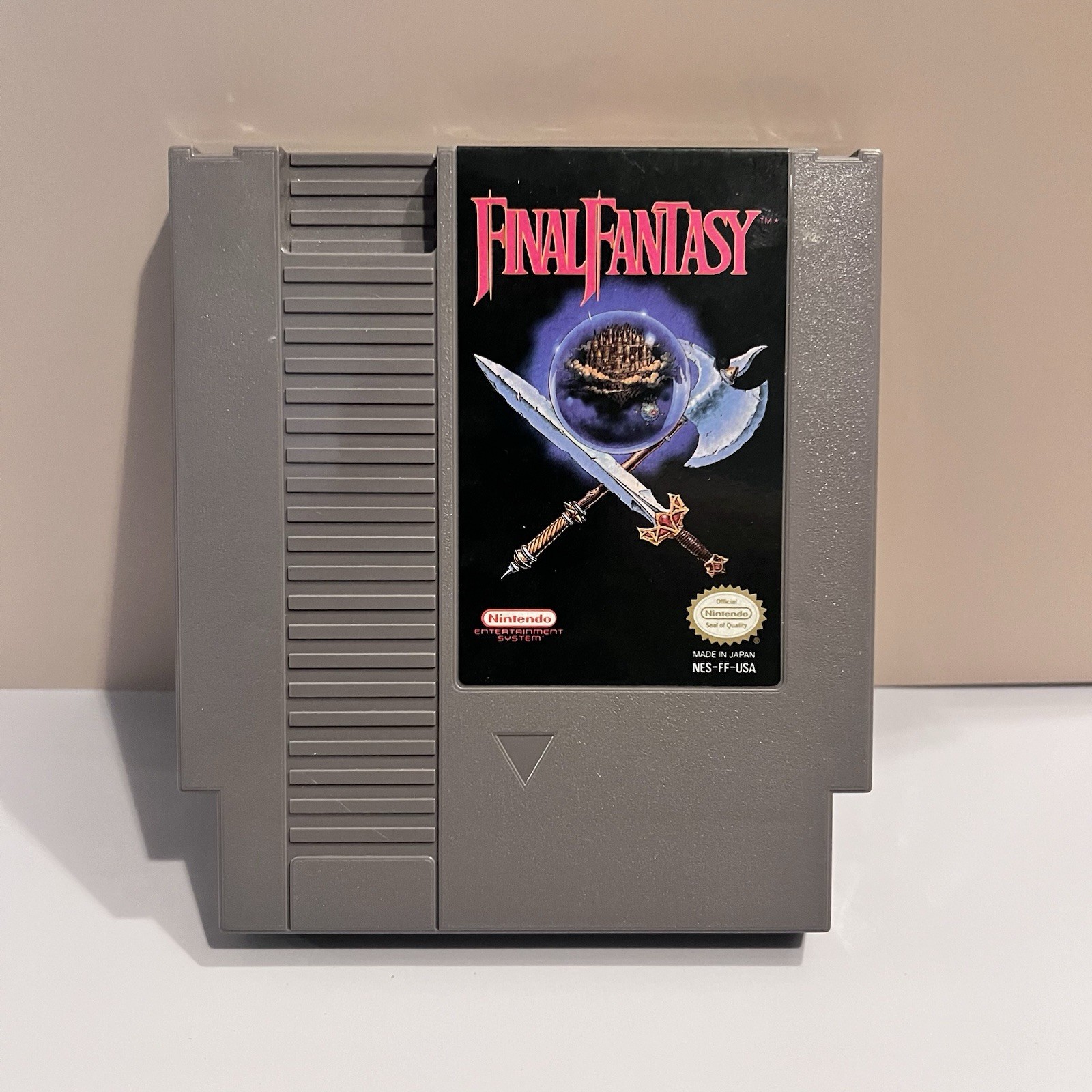 Nintendo Final Fantasy NES Manual World Map Monster Chart Dungeon Map Minty Box