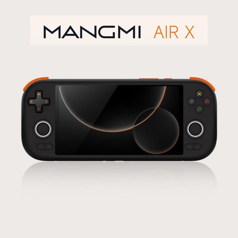 MANGMI AIR X Handheld Game Console, FHD 5.5” IPS Screen 128GB SD Loaded
