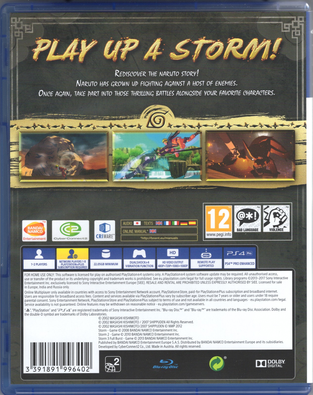 Naruto Ultimate Ninja Storm Trilogy for PlayStation 4™