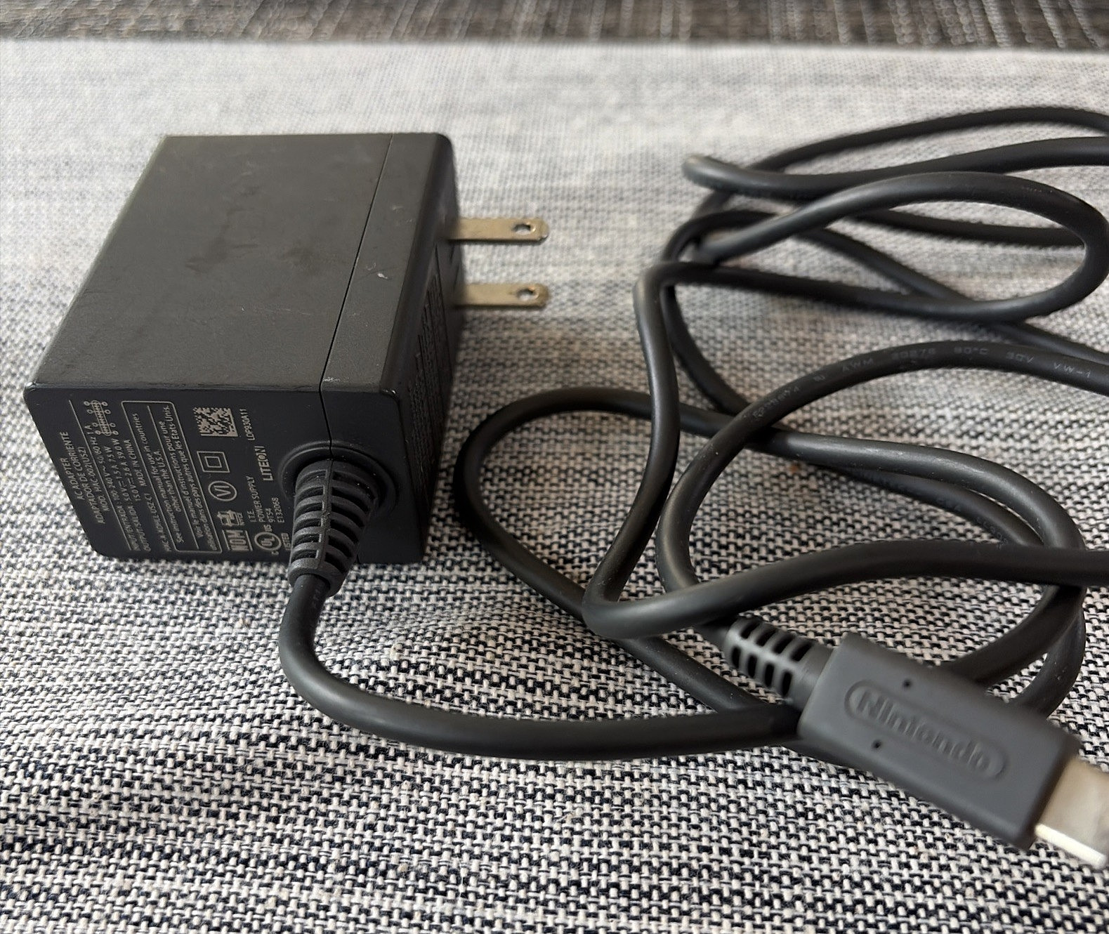 Original Nintendo Switch AC Adapter Power Charger USB Type C HAC-002 – Tested