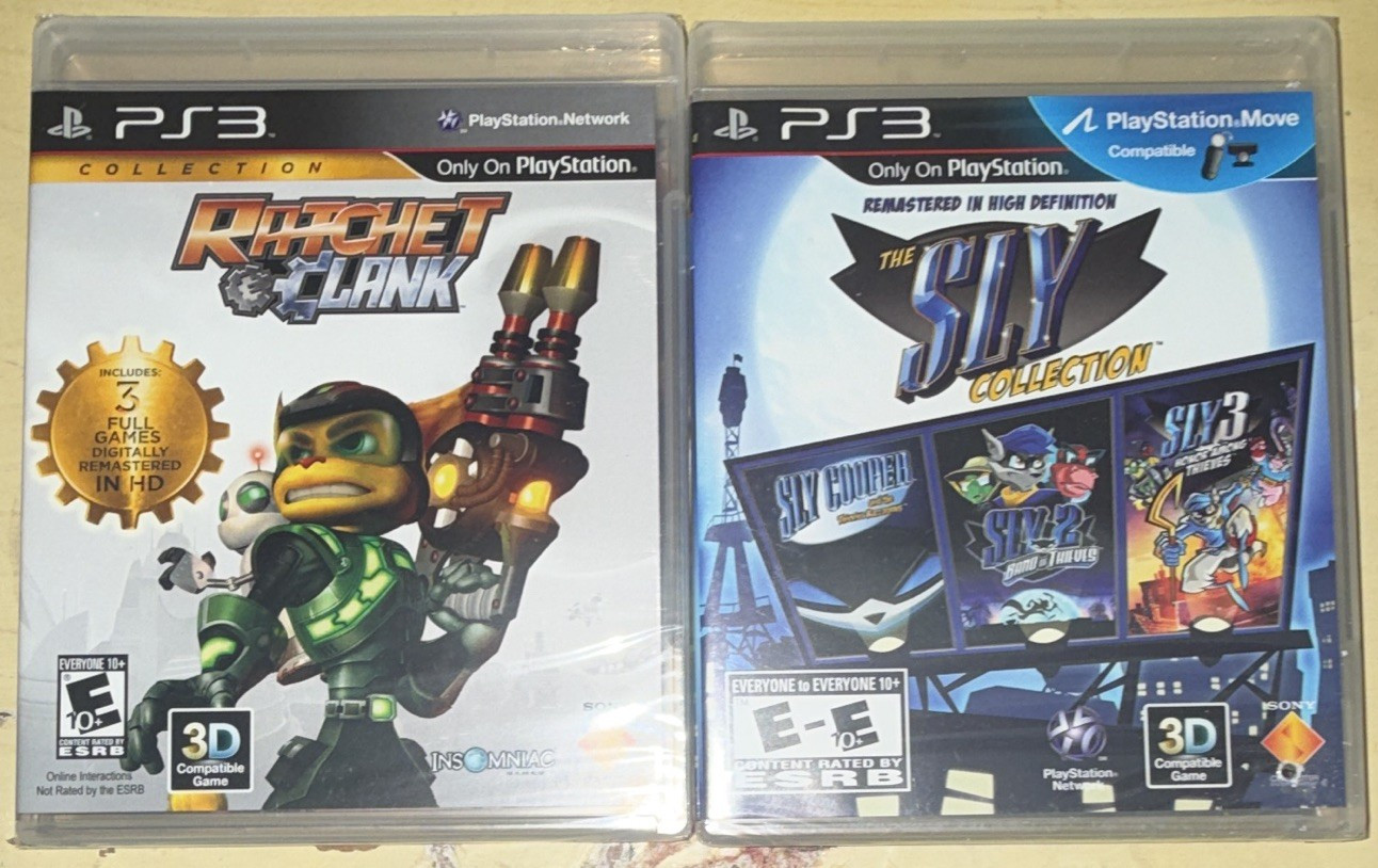 Ratchet & Clank Collection + Sly Cooper Collection PS3 Remastered 3D