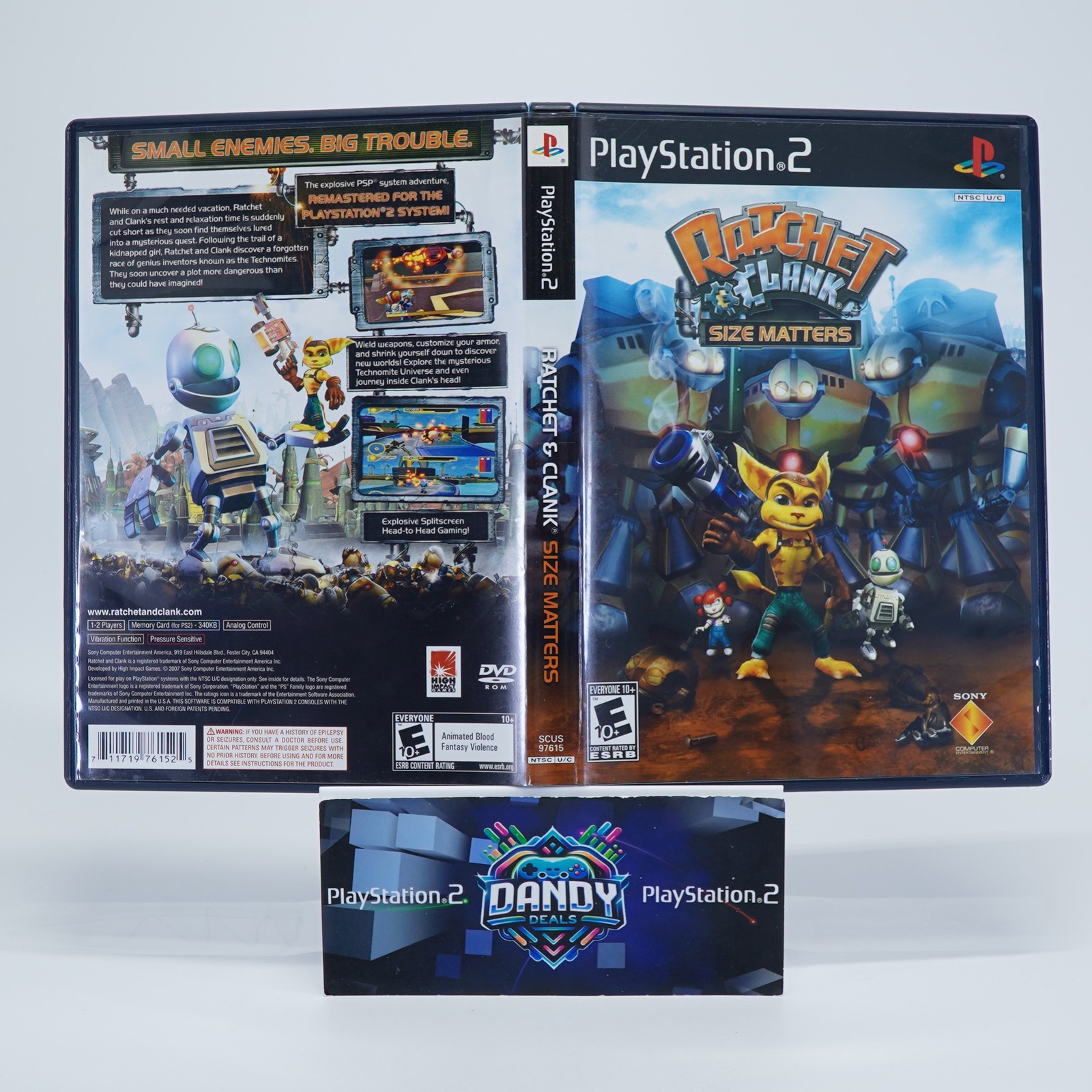 Ratchet & Clank Size Matters PS2 CIB W/ Manual – PlayStation 2