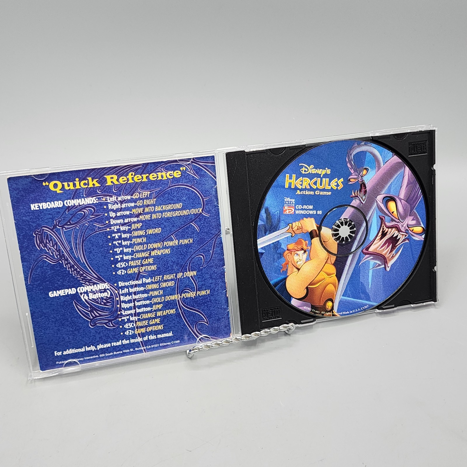 Hercules Disney Interactive PC CD-ROM, ( Windows 95 ) Game