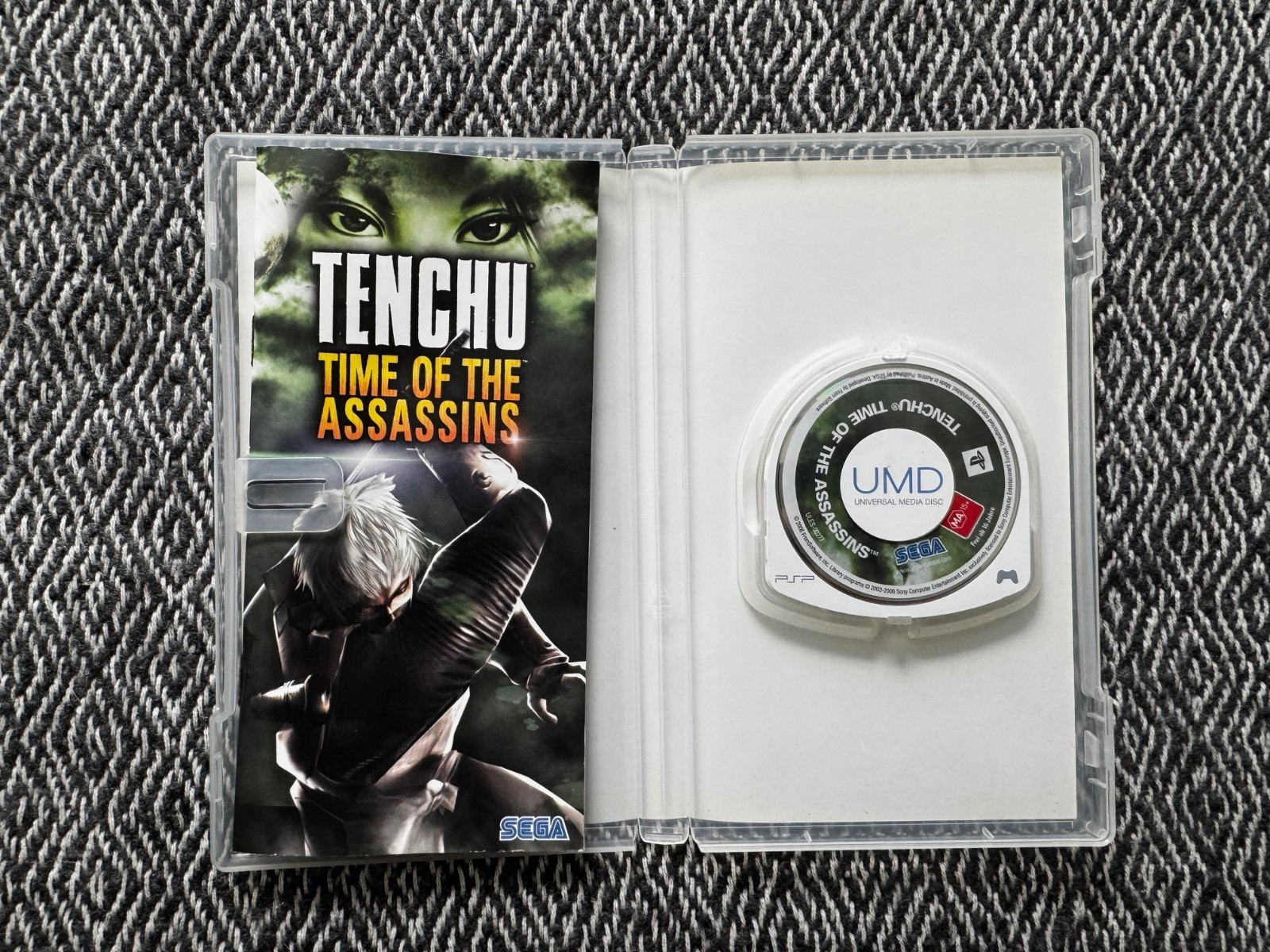 psp Tenchu: Time of the Assassins Game (Works On US Consoles) PAL Region Free