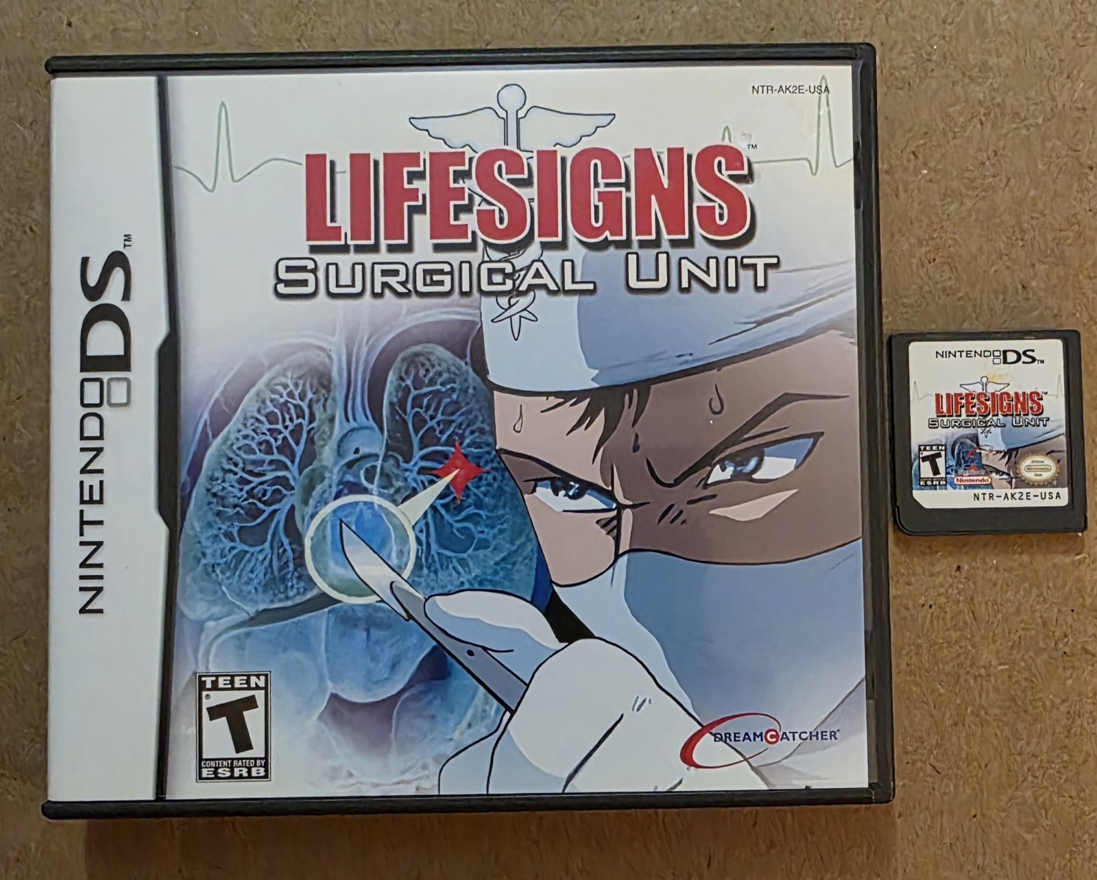 LifeSigns Surgical Unit (Nintendo DS, 2007) Cib Complete w/ Reg Card – Tested
