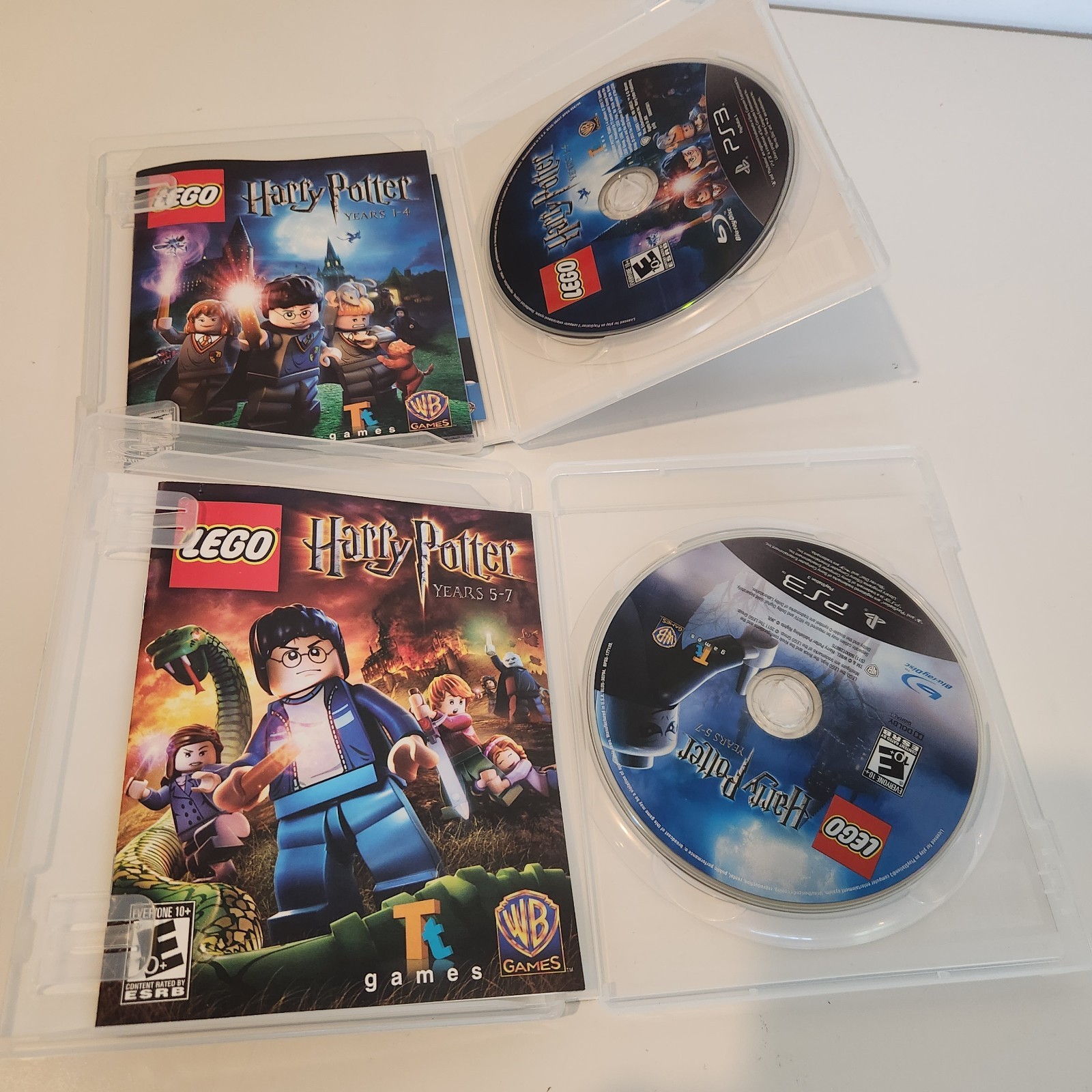 Lego Harry Potter Years 1-4 & 5-7 PS3 Bundle Complete