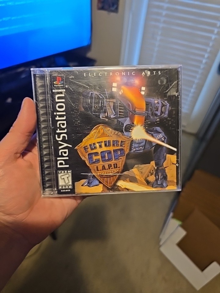 Future Cop LAPD Sony PlayStation 1 (PS1) Black Label CIB -Tested&Works-