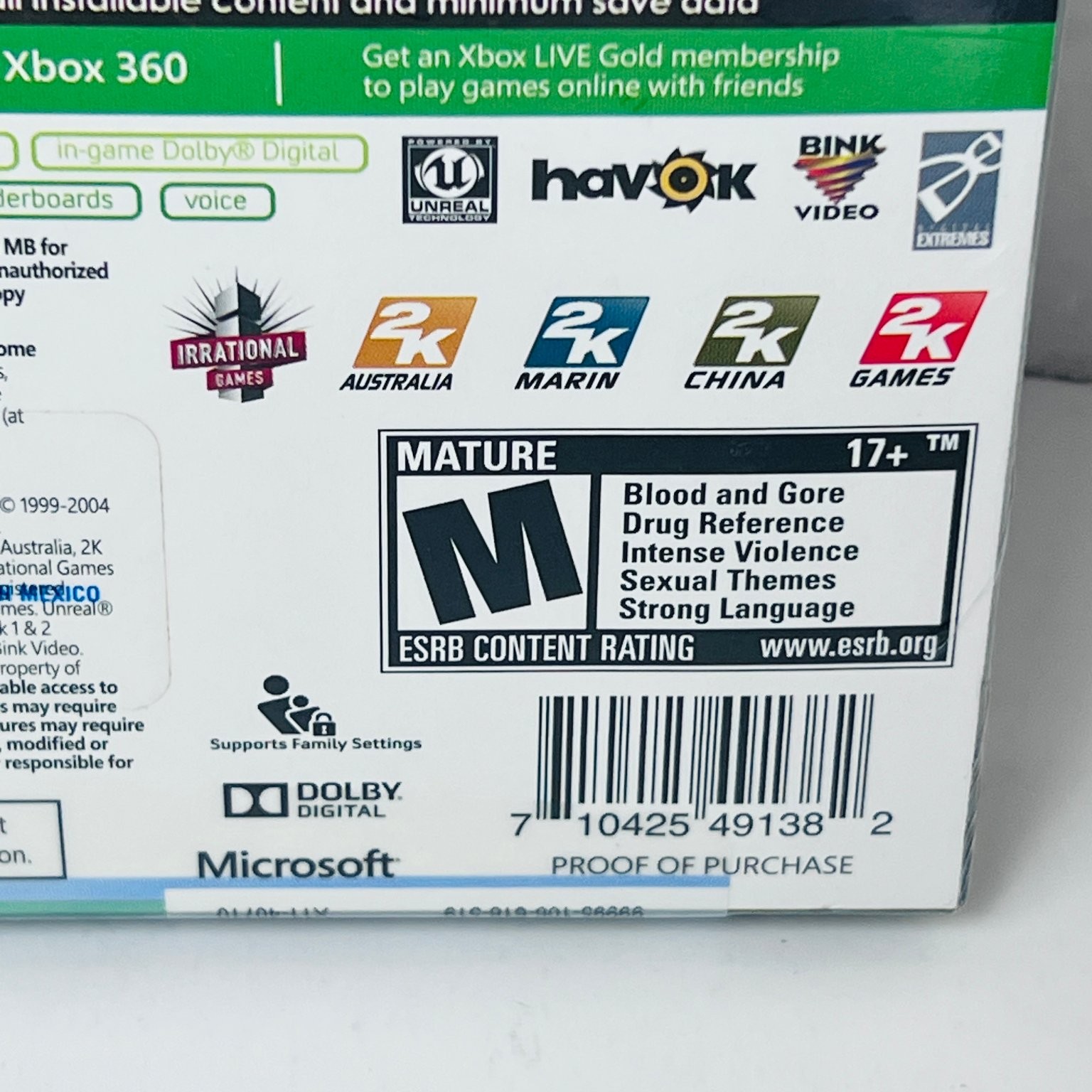 BioShock Ultimate Rapture Edition Xbox 360 Video Game New Sealed