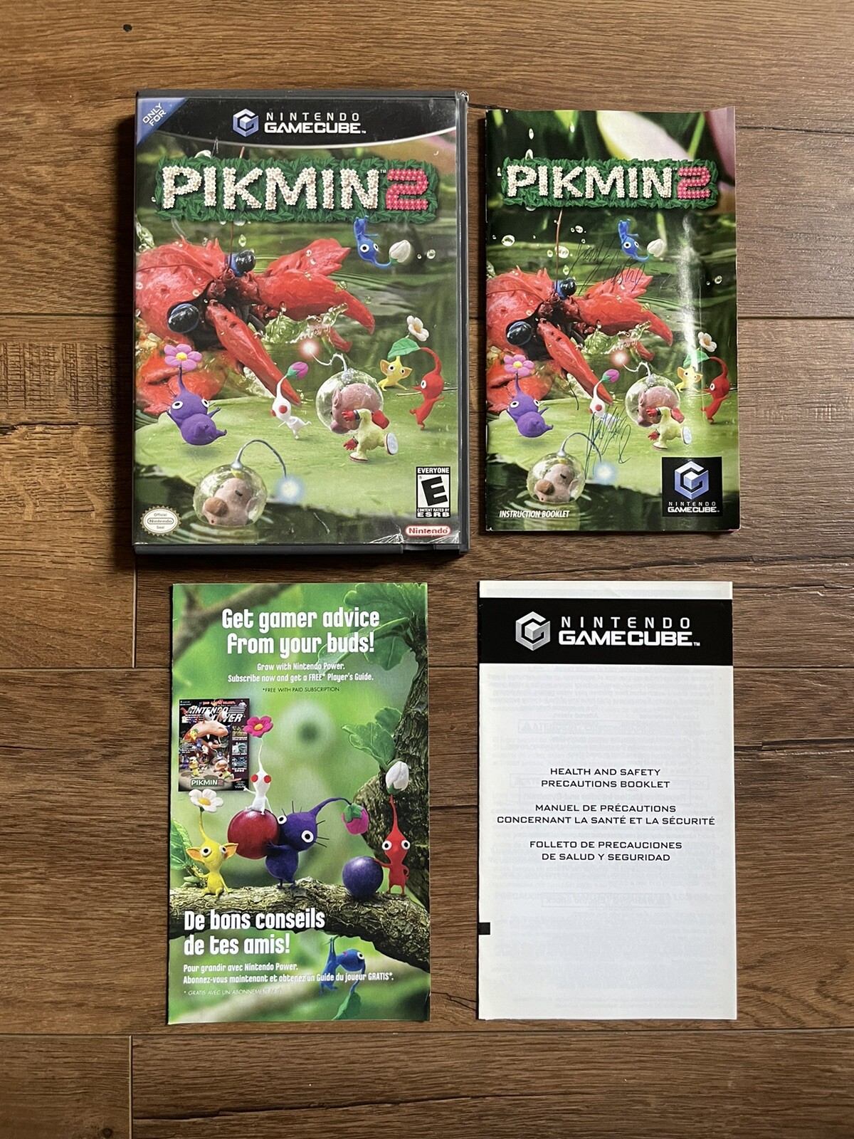 [No Game] Case, Manual & Inserts for Pikmin 2 Nintendo Gamecube
