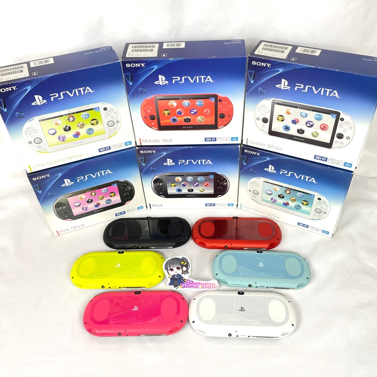 PS Vita PCH-2000 Sony Playstation Console Only Various Colors Excellent Japan