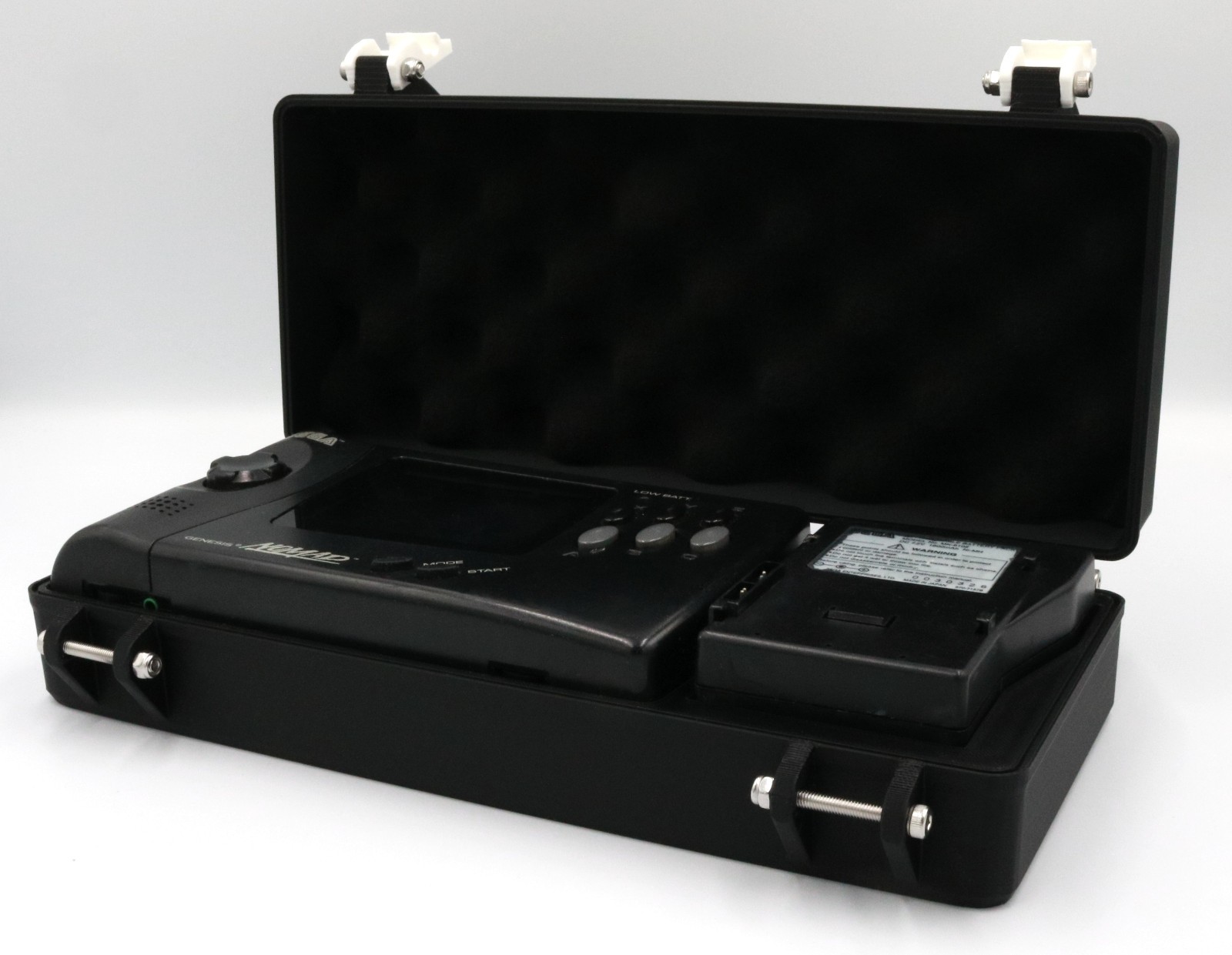 Sega Nomad Compatible Rugged Protective Case – Holds Rechargeable or AA Battery